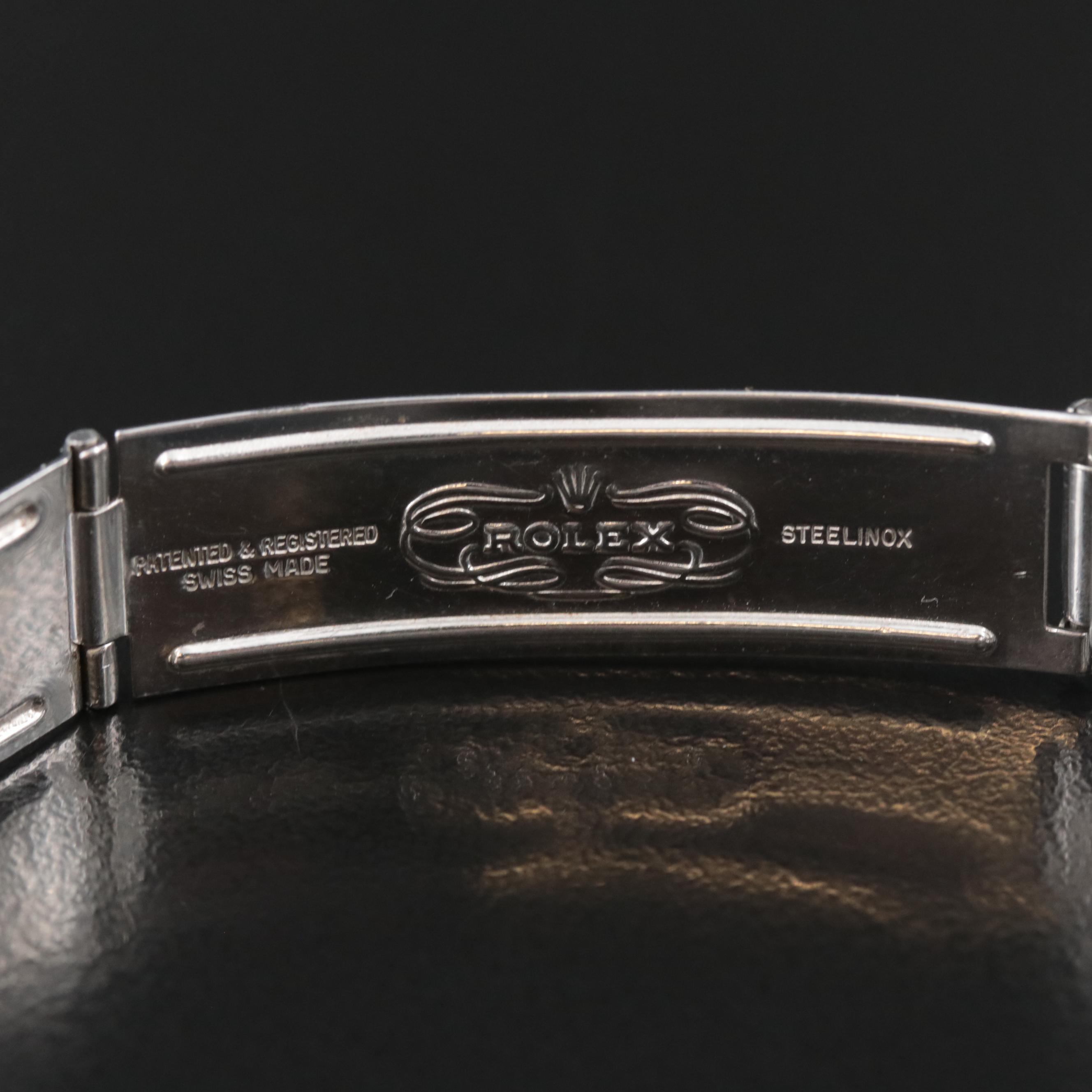 1968 Rolex Custom Diamond M.O.P. Dial and Bezel Oyster Perpetual Date Watch