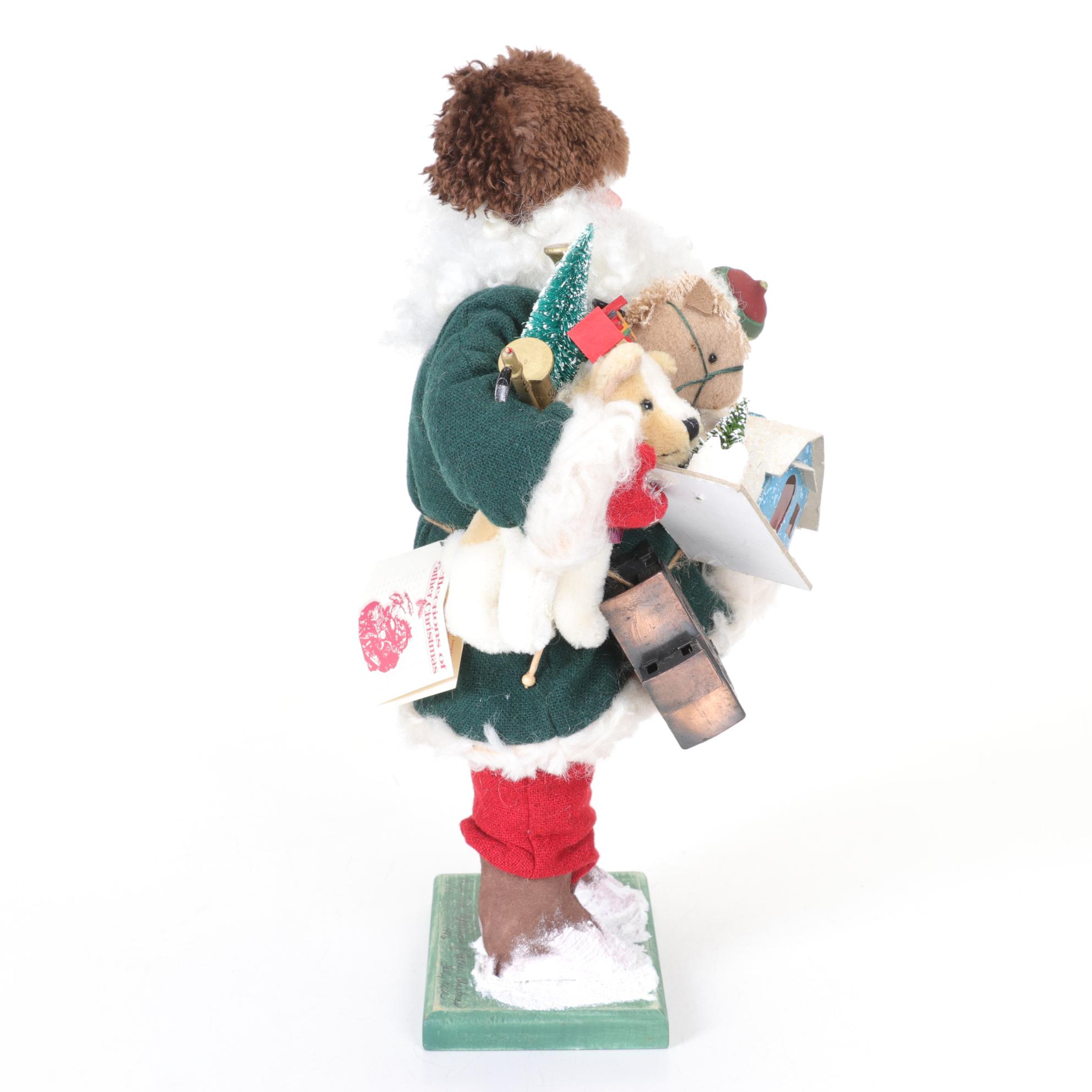 Handmade "Paul's Truck" Santa Figure by Sally Rose, 1996