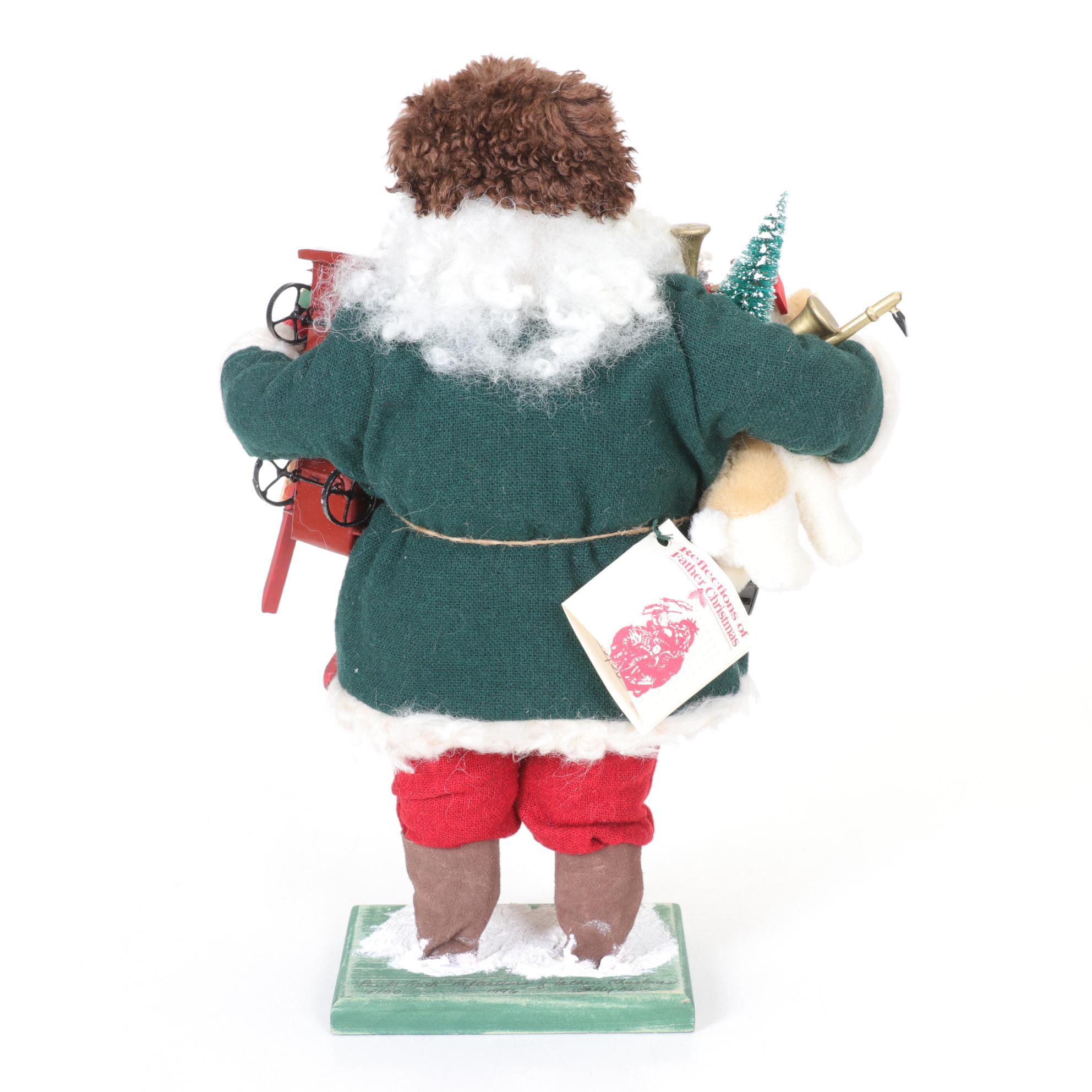 Handmade "Paul's Truck" Santa Figure by Sally Rose, 1996