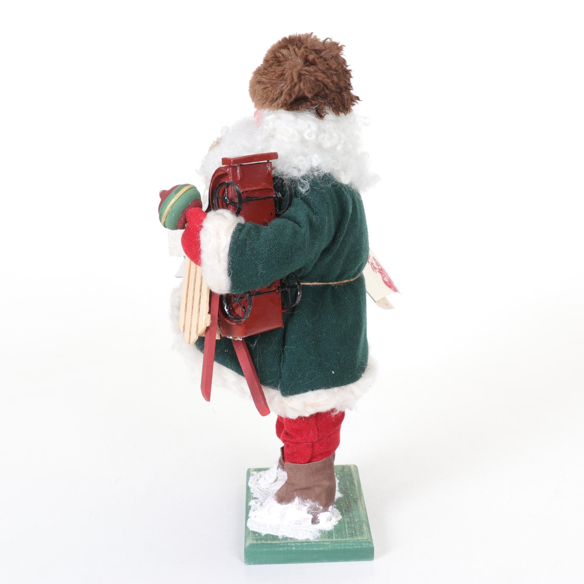 Handmade "Paul's Truck" Santa Figure by Sally Rose, 1996
