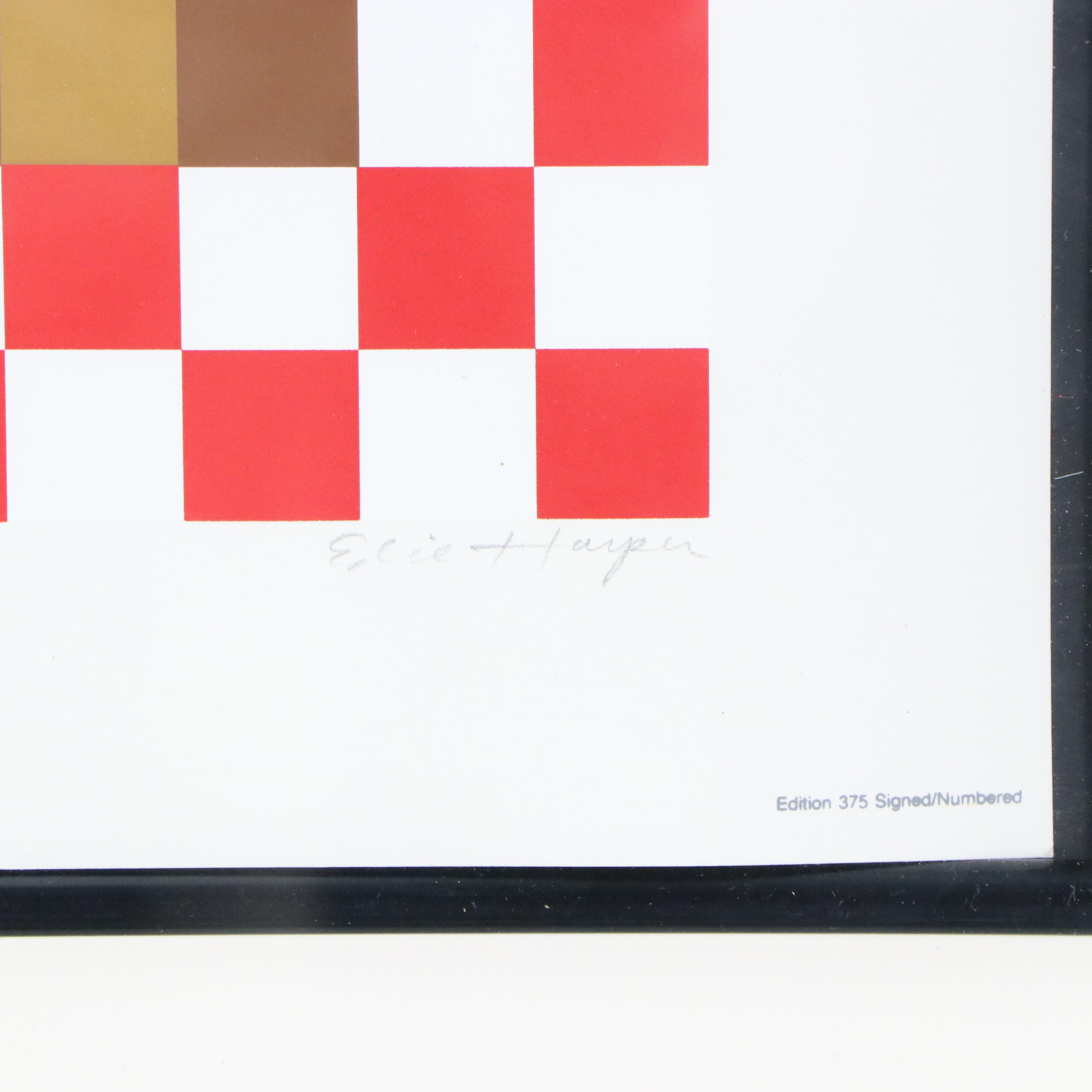 Edie Harper Serigraph "Baskit", 1982