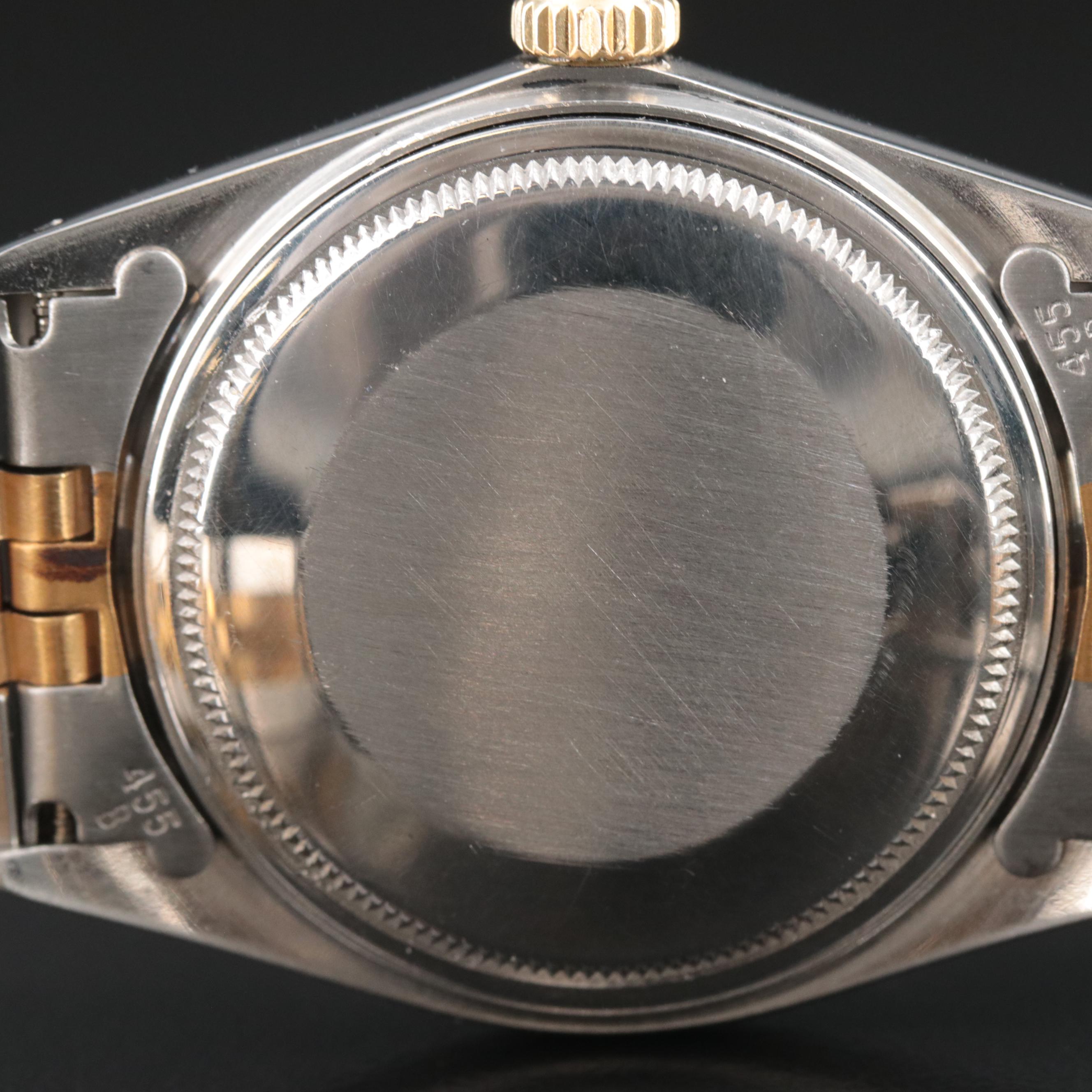 1987 Rolex Custom Diamond Dial Datejust Watch and Winder