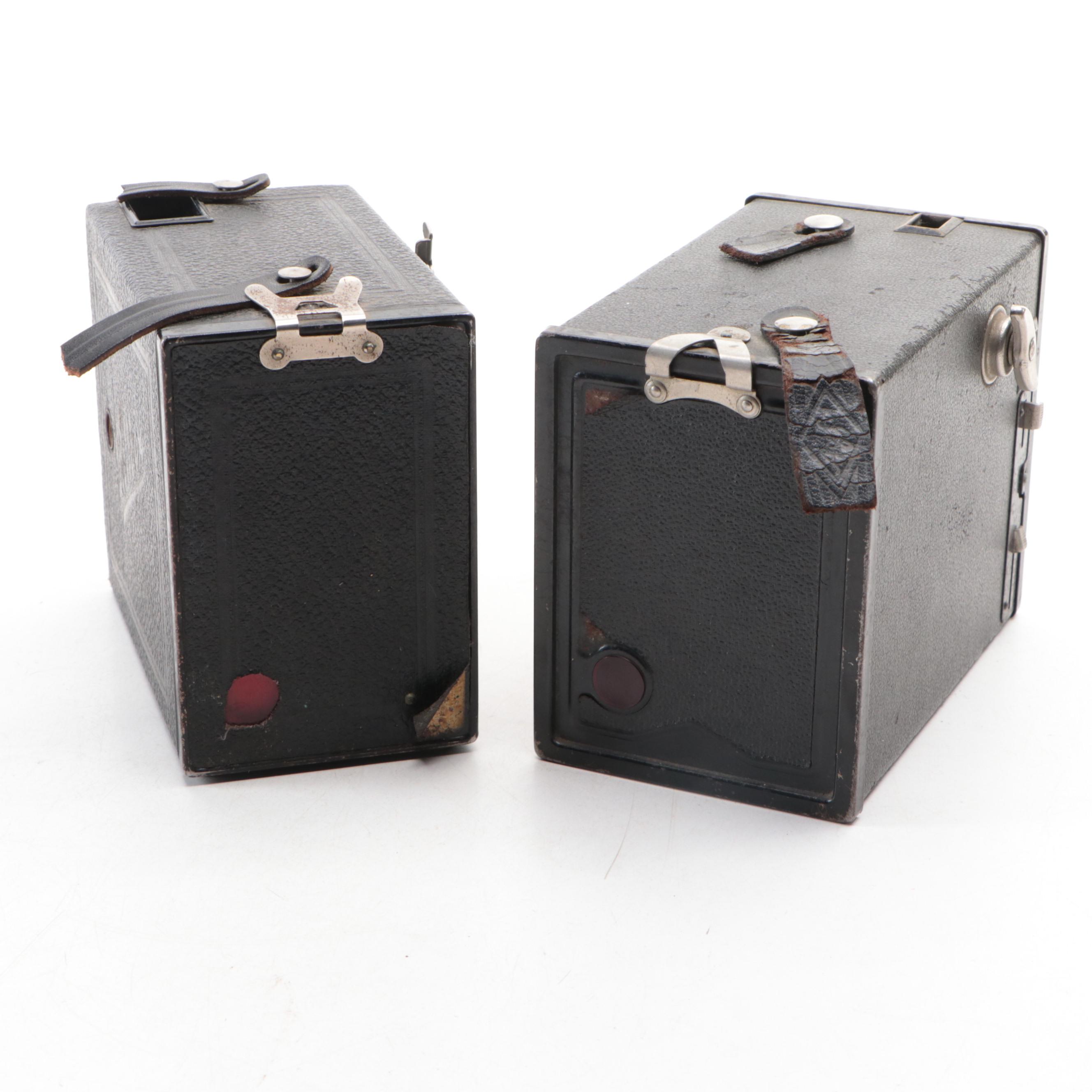 Agfa B-2 Box Camera with Balda Rollbox Camera