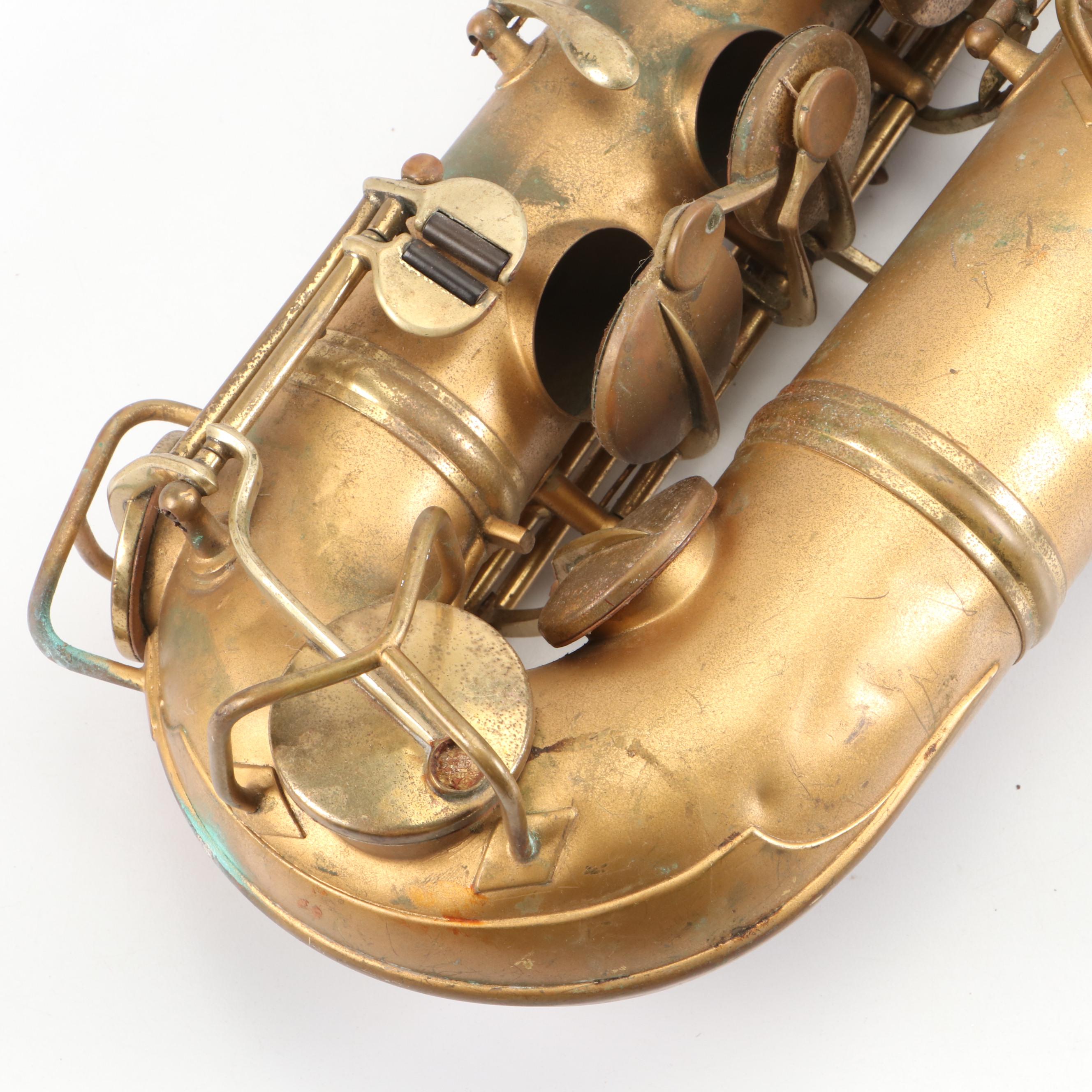 Rudolph Wurlitzer "The Wurlitzer American" Brass Saxophone