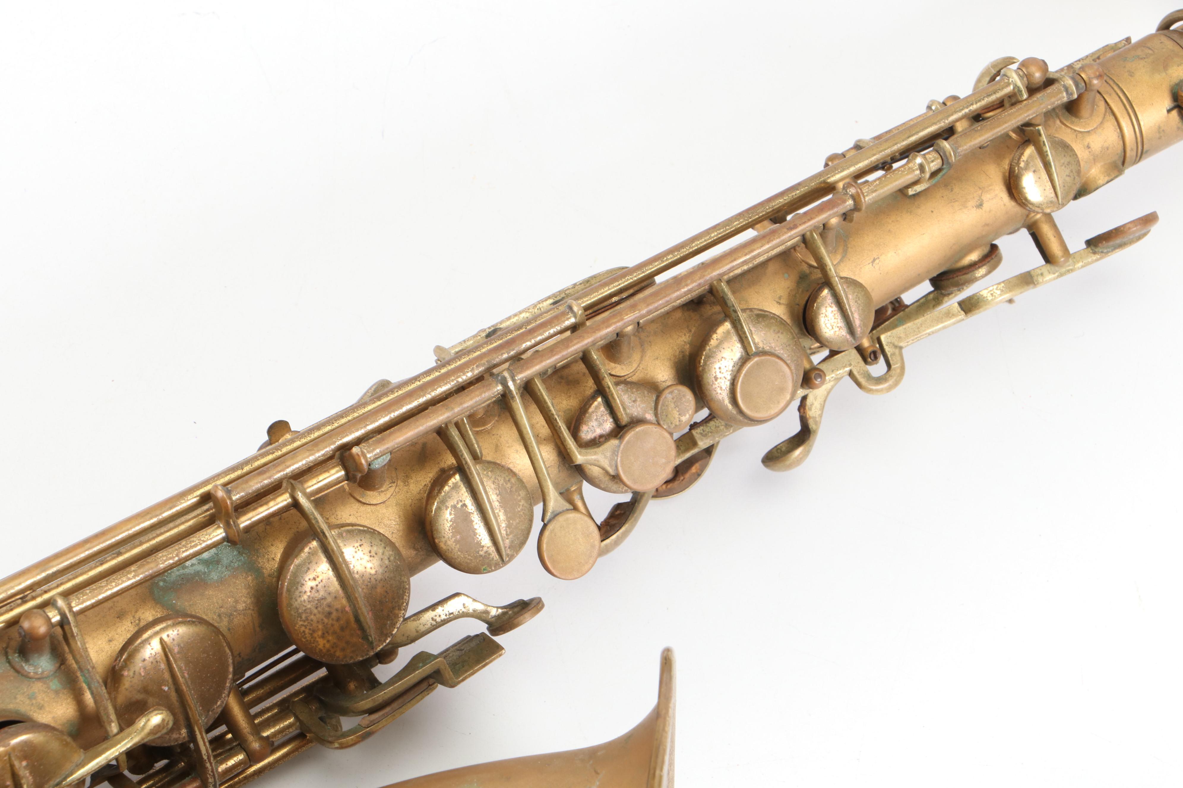 Rudolph Wurlitzer "The Wurlitzer American" Brass Saxophone