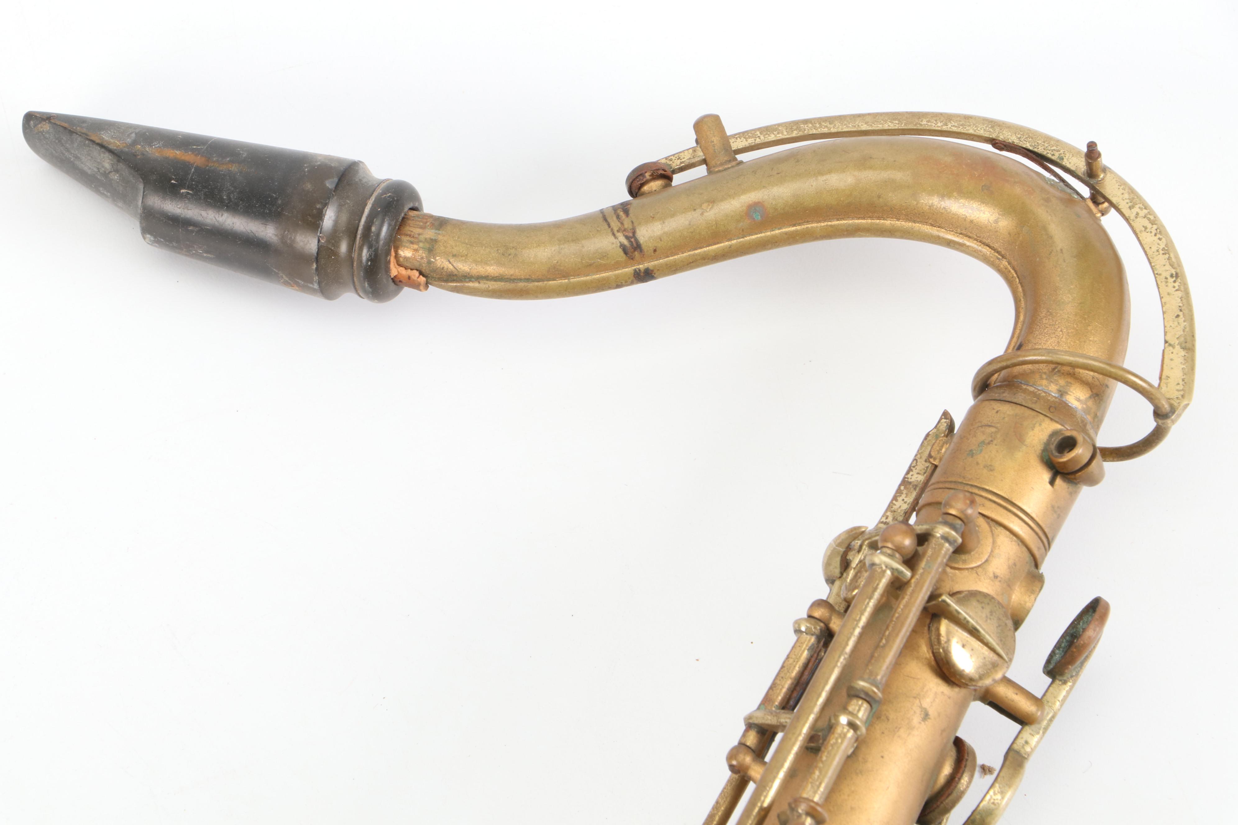 Rudolph Wurlitzer "The Wurlitzer American" Brass Saxophone