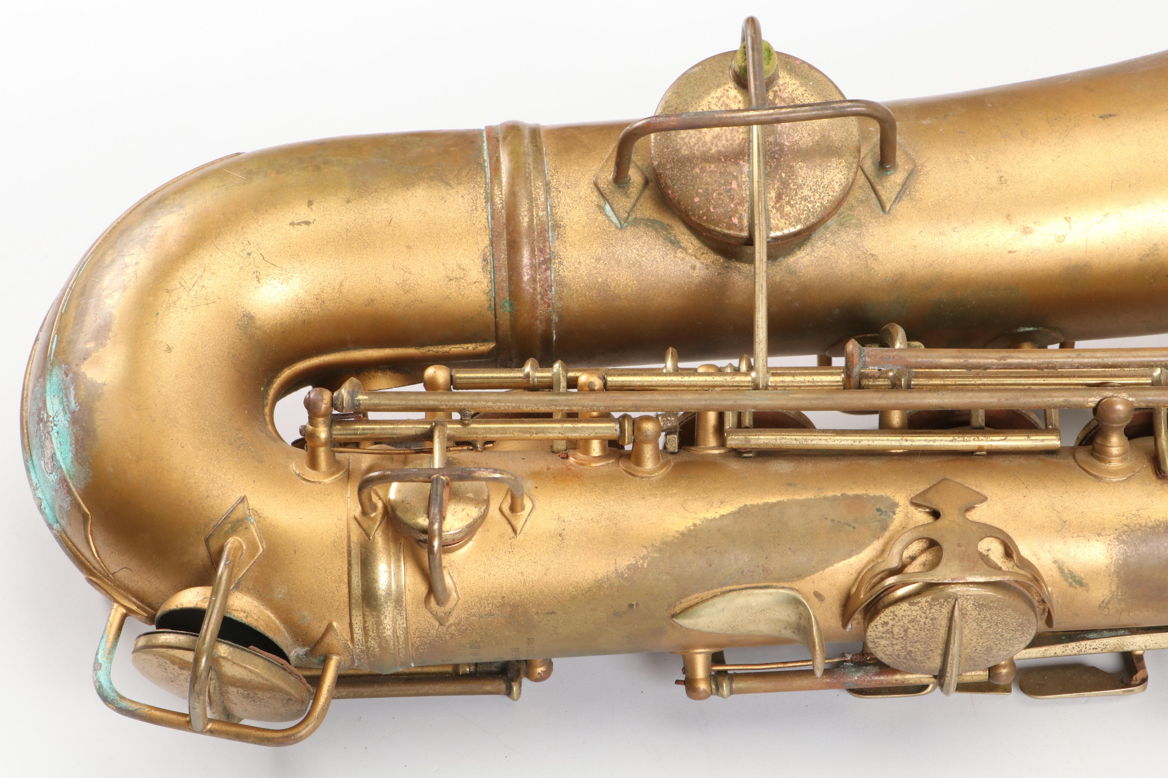 Rudolph Wurlitzer "The Wurlitzer American" Brass Saxophone