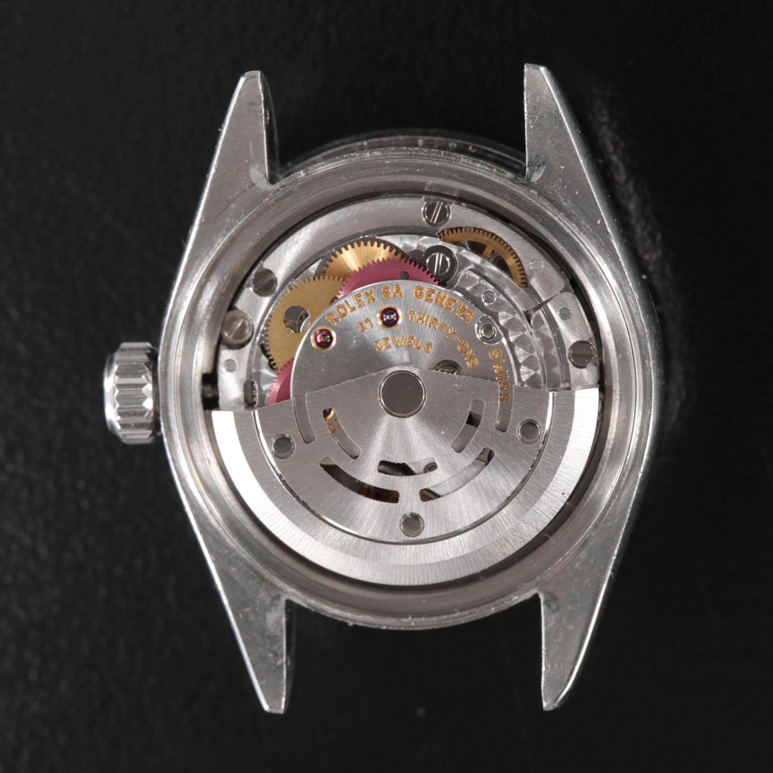 1999 Rolex Oyster Perpetual Custom Diamond Dial and Bezel Watch