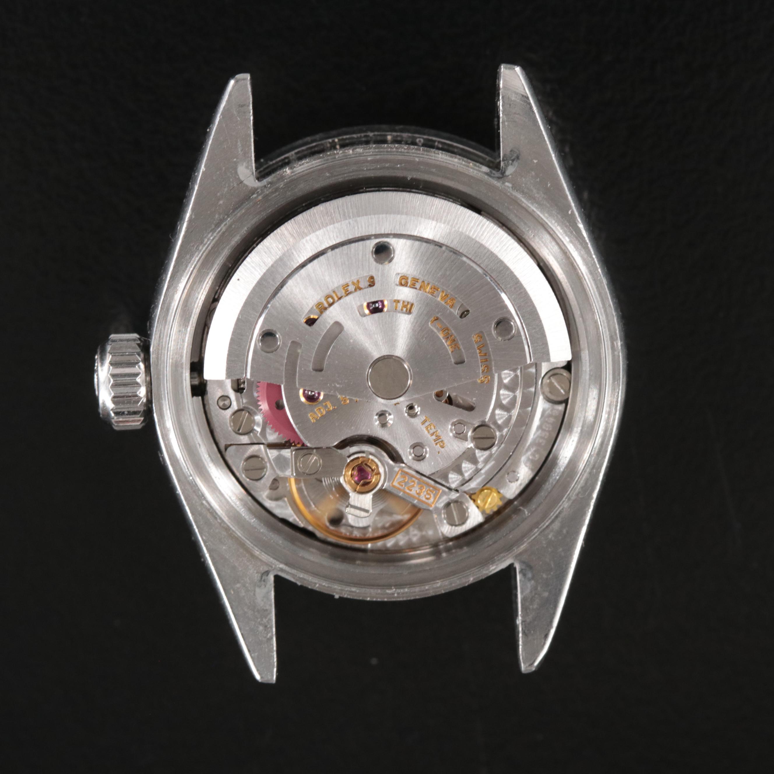 1999 Rolex Oyster Perpetual Custom Diamond Dial and Bezel Watch