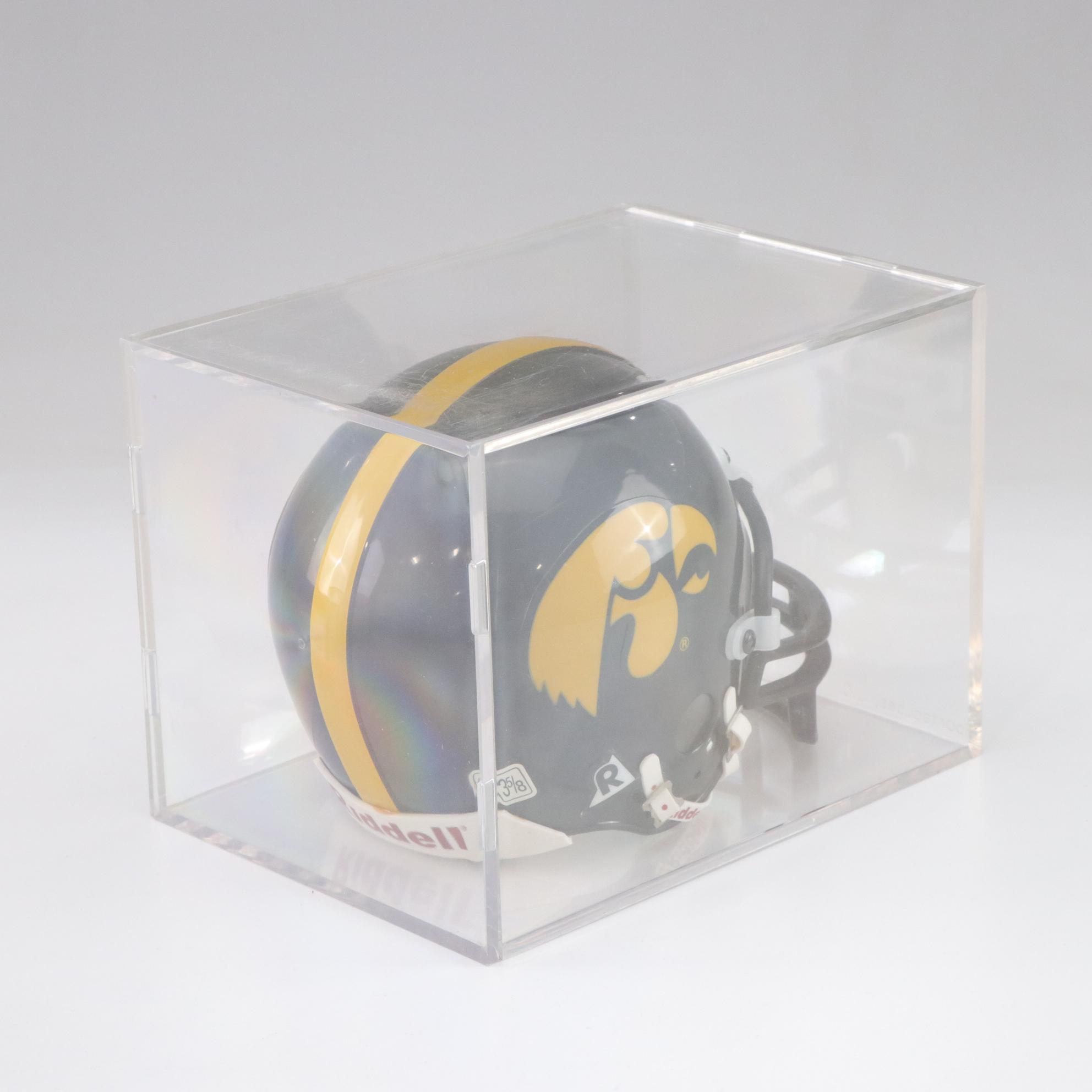 Michigan State, University of Iowa and Indiana University Mini Football Helmets