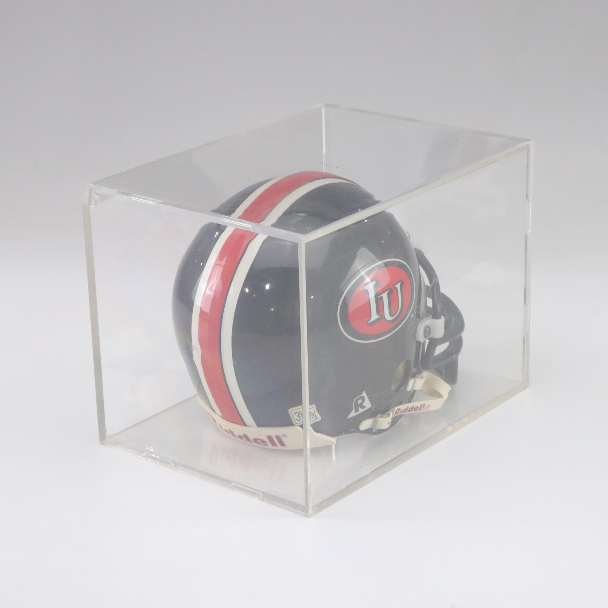 Michigan State, University of Iowa and Indiana University Mini Football Helmets