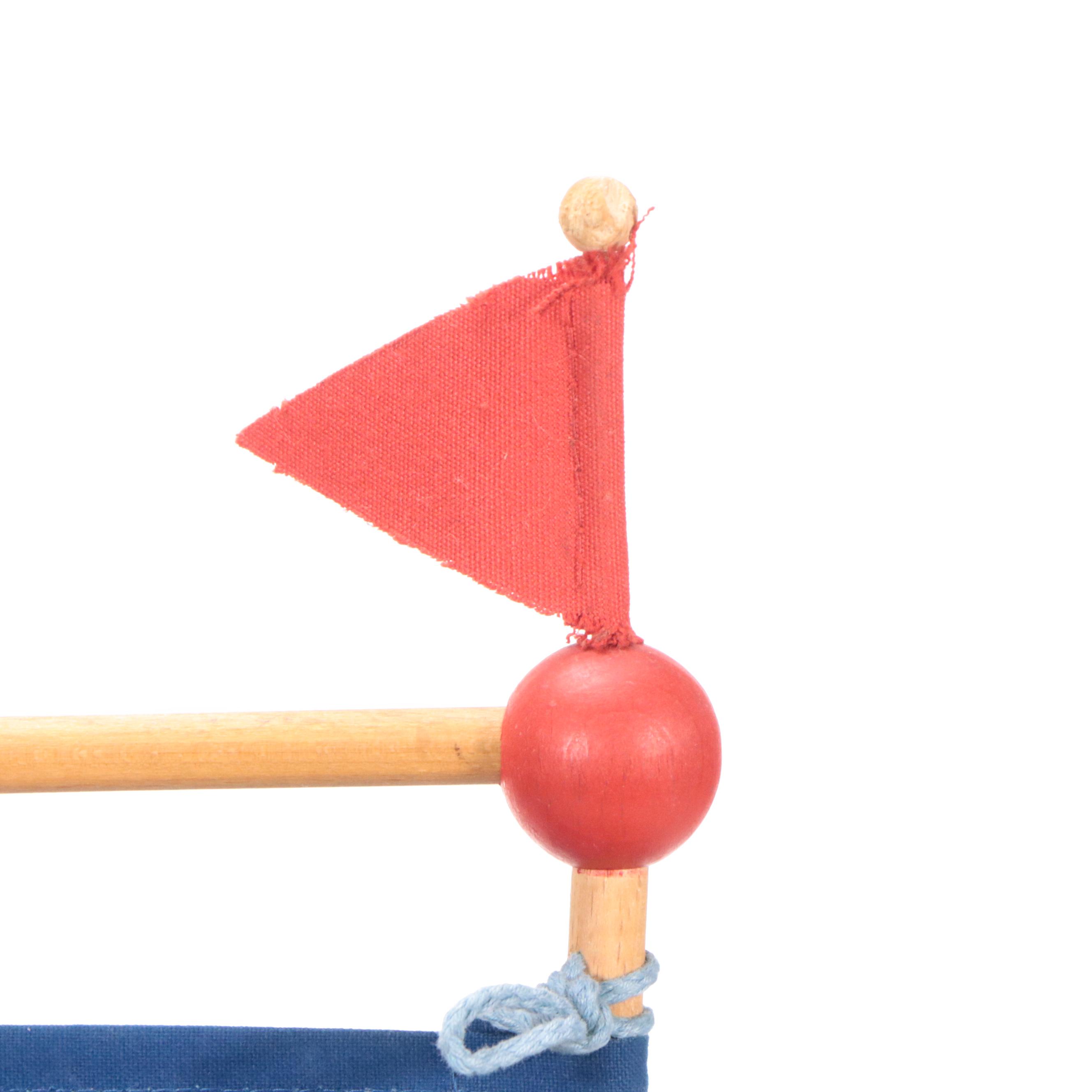 Wooden and Fabric Toy Circus Tent