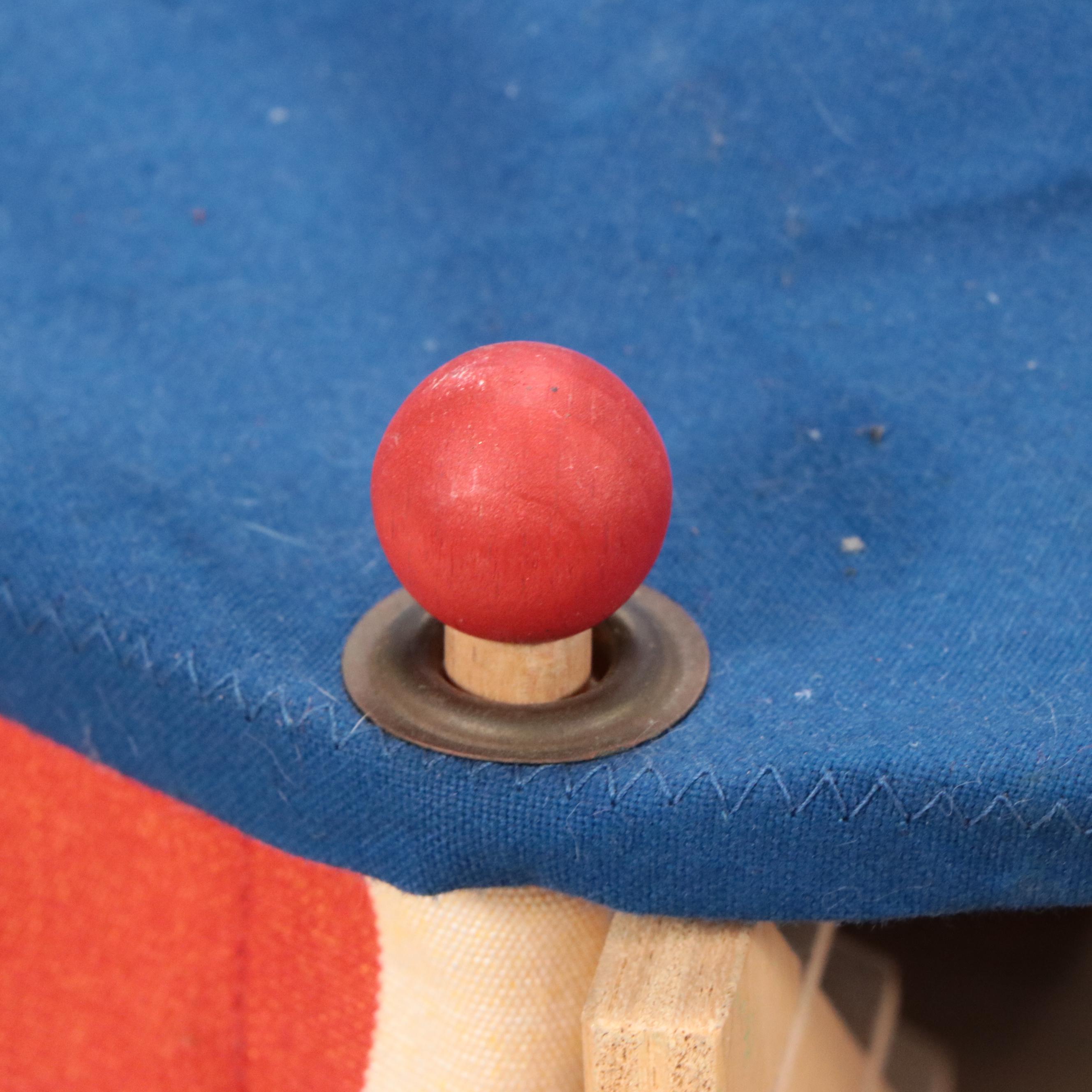 Wooden and Fabric Toy Circus Tent