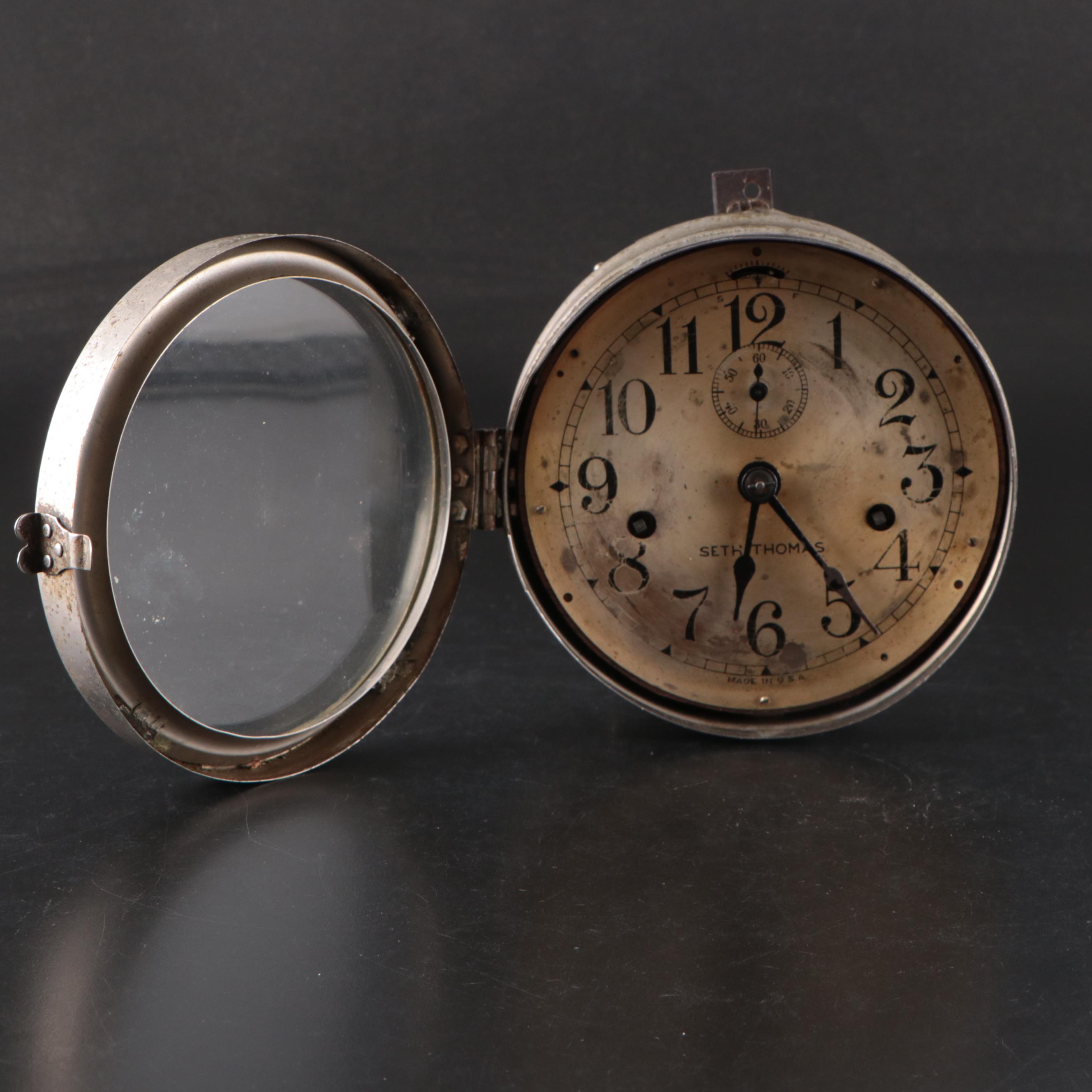 Seth Thomas Seaboard Airline Railway Office Car "TAMPA" Clock