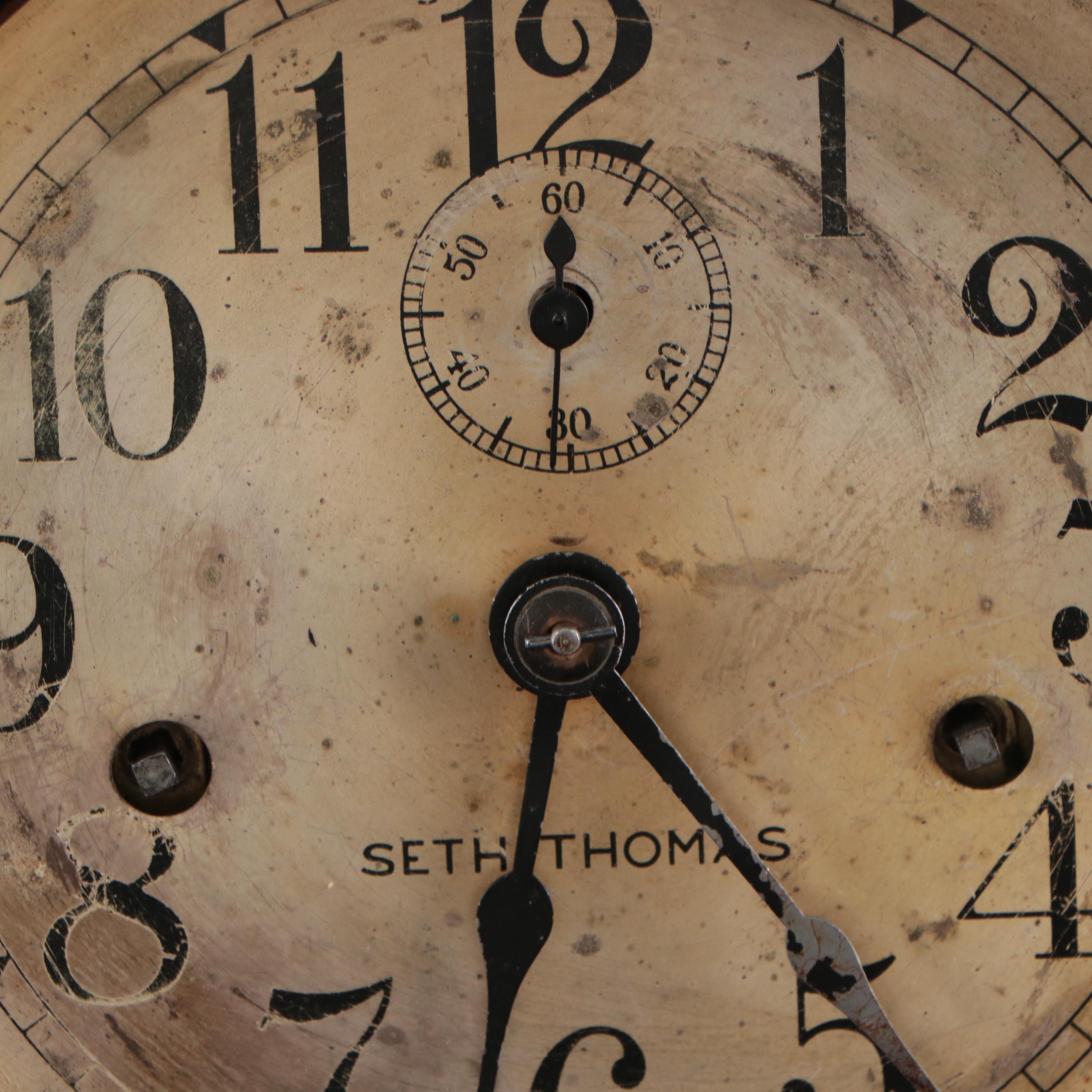 Seth Thomas Seaboard Airline Railway Office Car "TAMPA" Clock