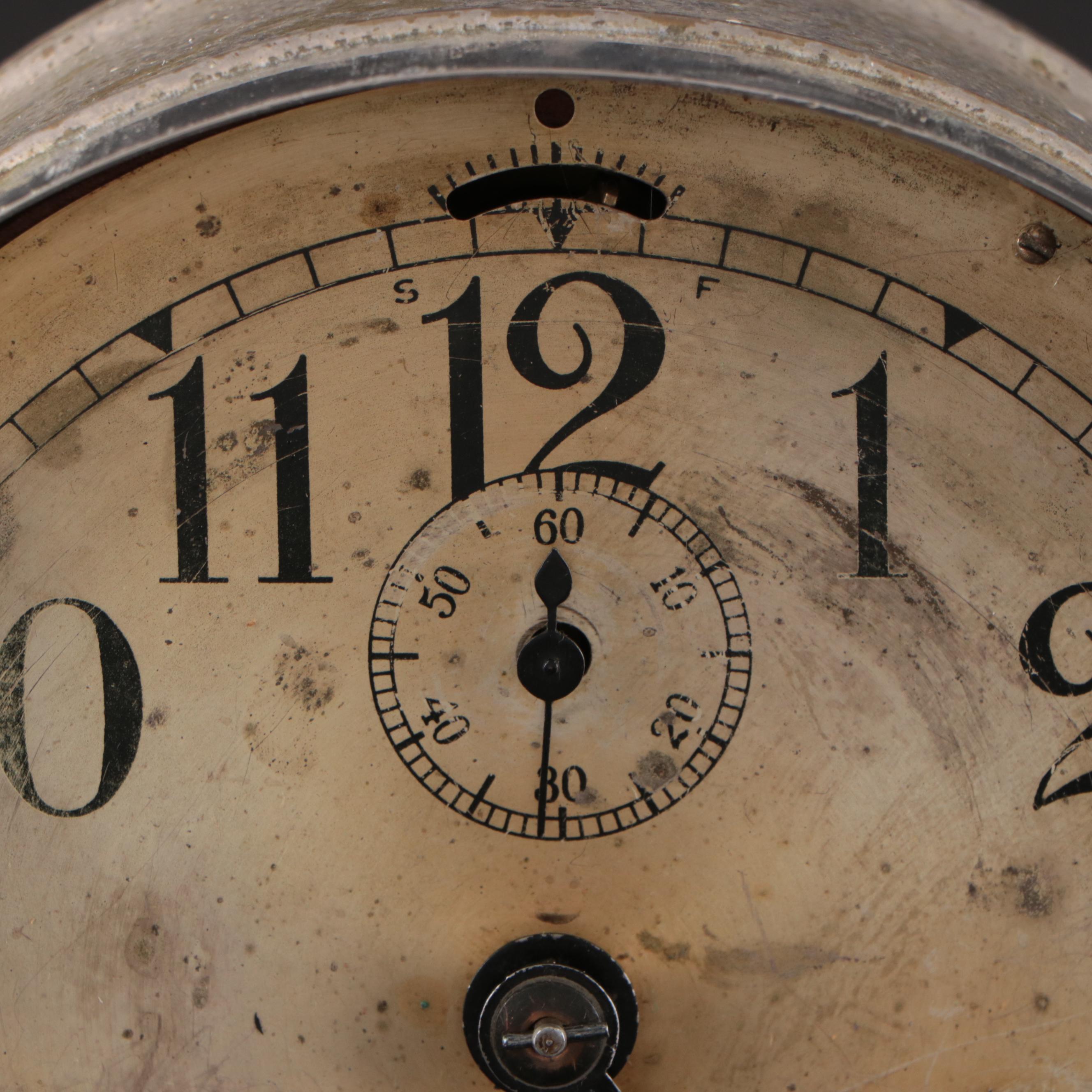 Seth Thomas Seaboard Airline Railway Office Car "TAMPA" Clock