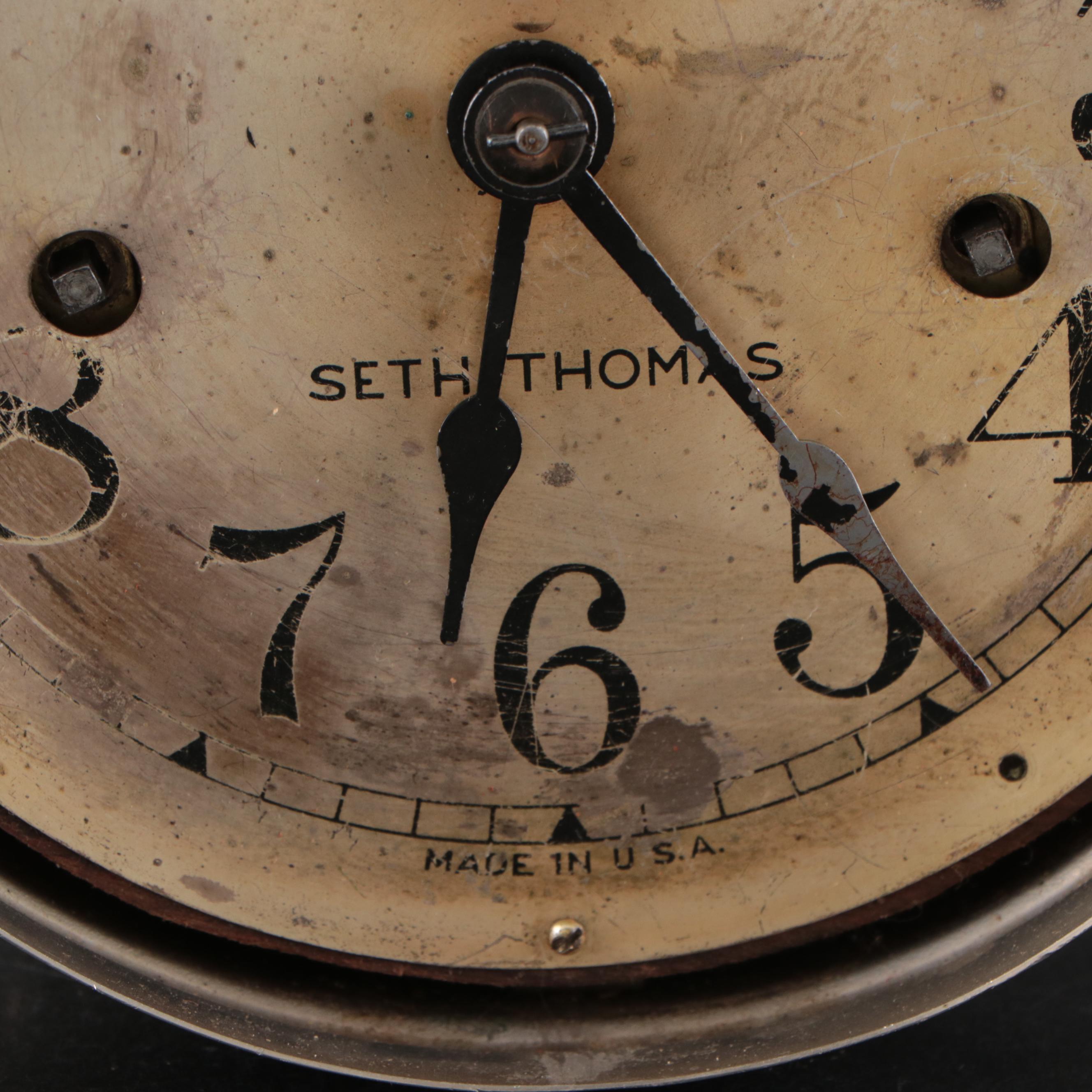 Seth Thomas Seaboard Airline Railway Office Car "TAMPA" Clock