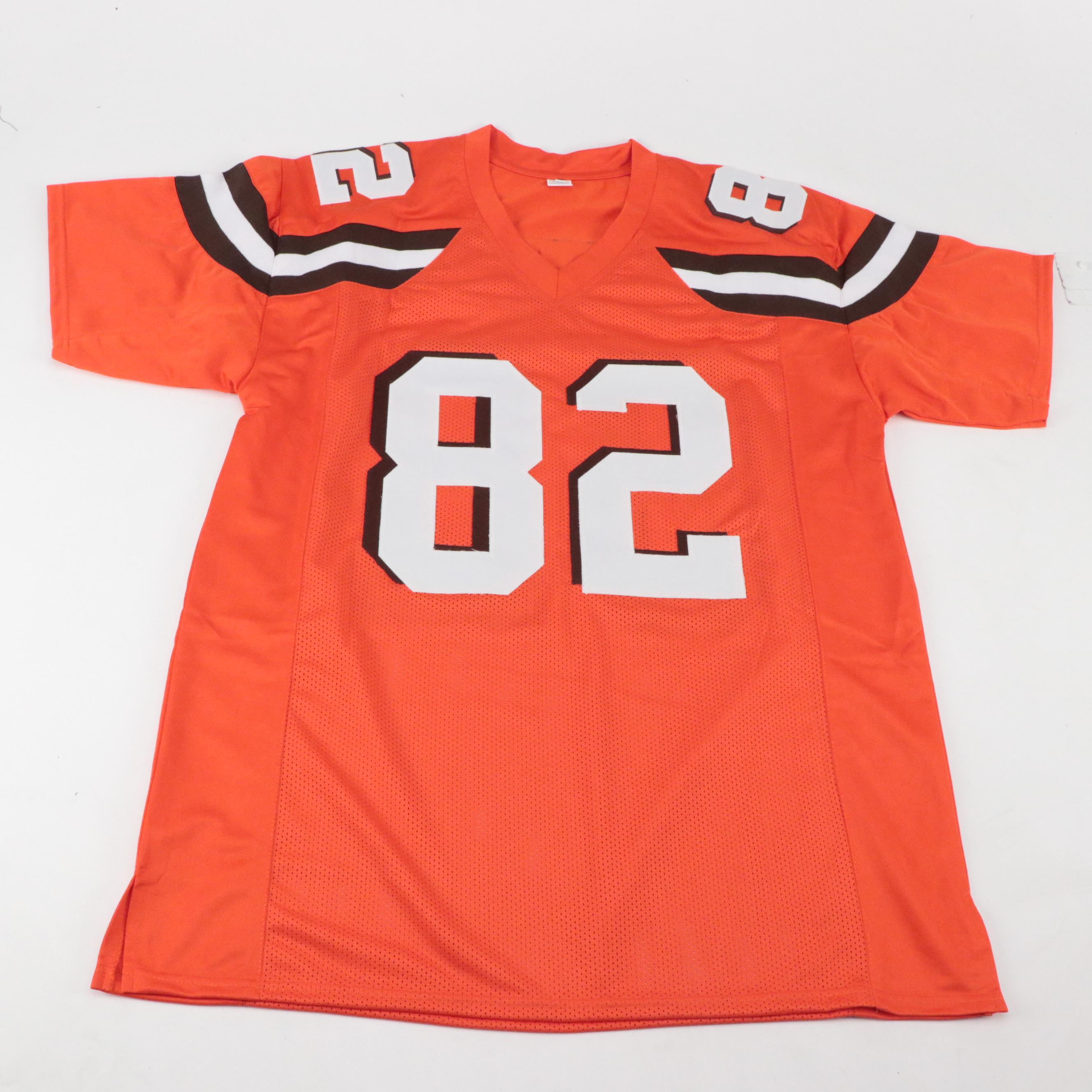 Ozzie Newsome Signed Cleveland Browns Football Jersey, Beckett