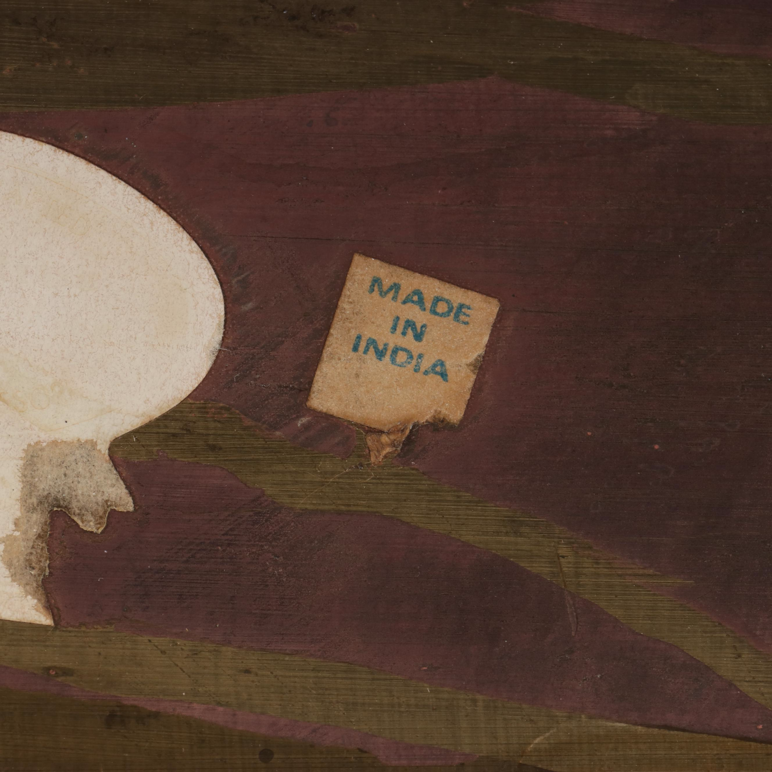 Indian Brass Tray Table