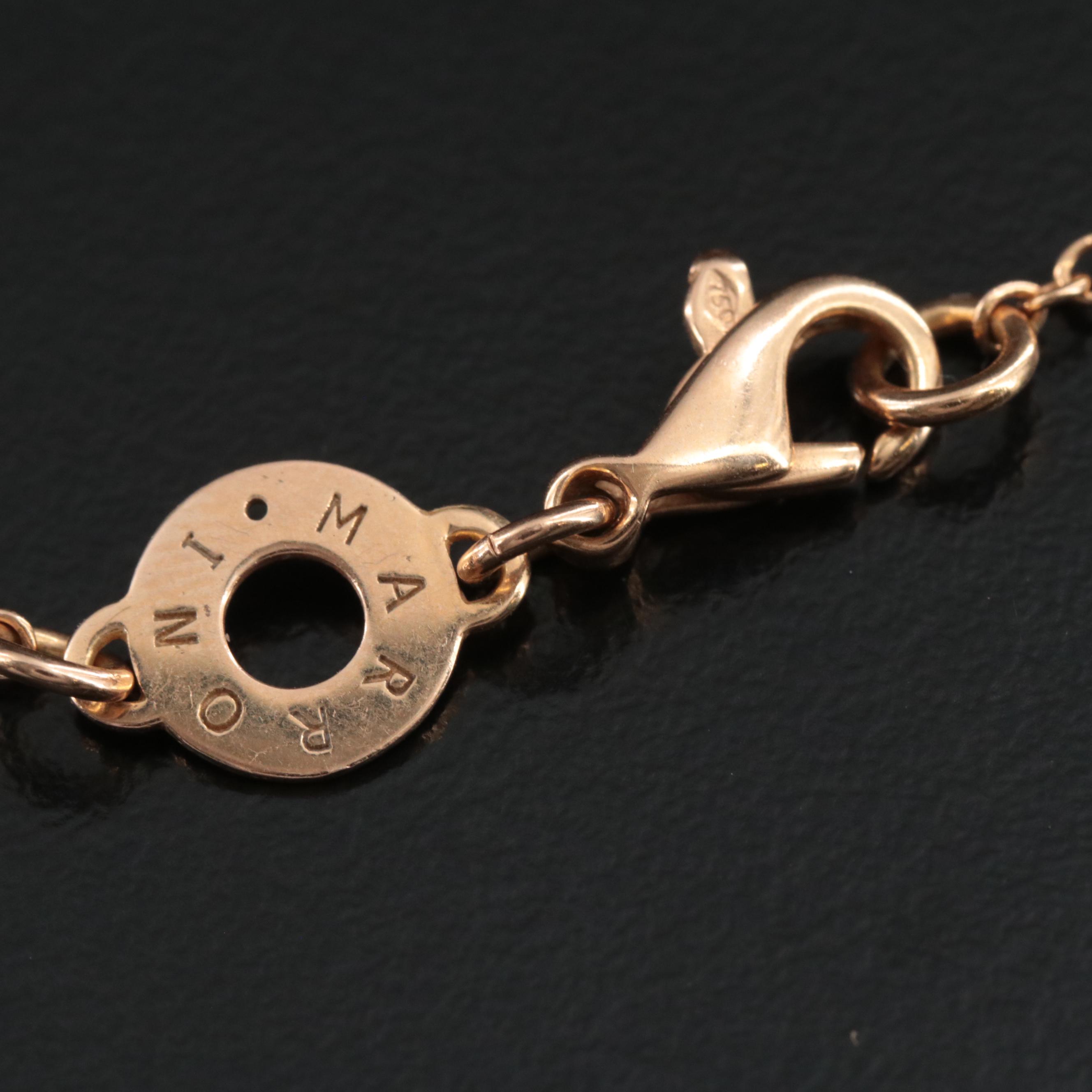 Roberto Marroni 18K Quartz and Hematite Doublet and Diamond Pendant Necklace