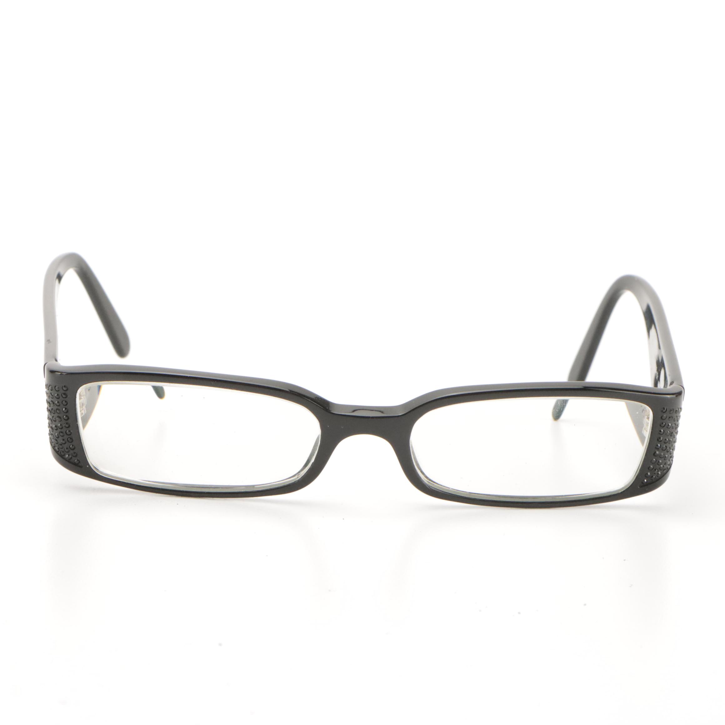 Prada VPR19I and Giorgio Armani Prescription Glasses