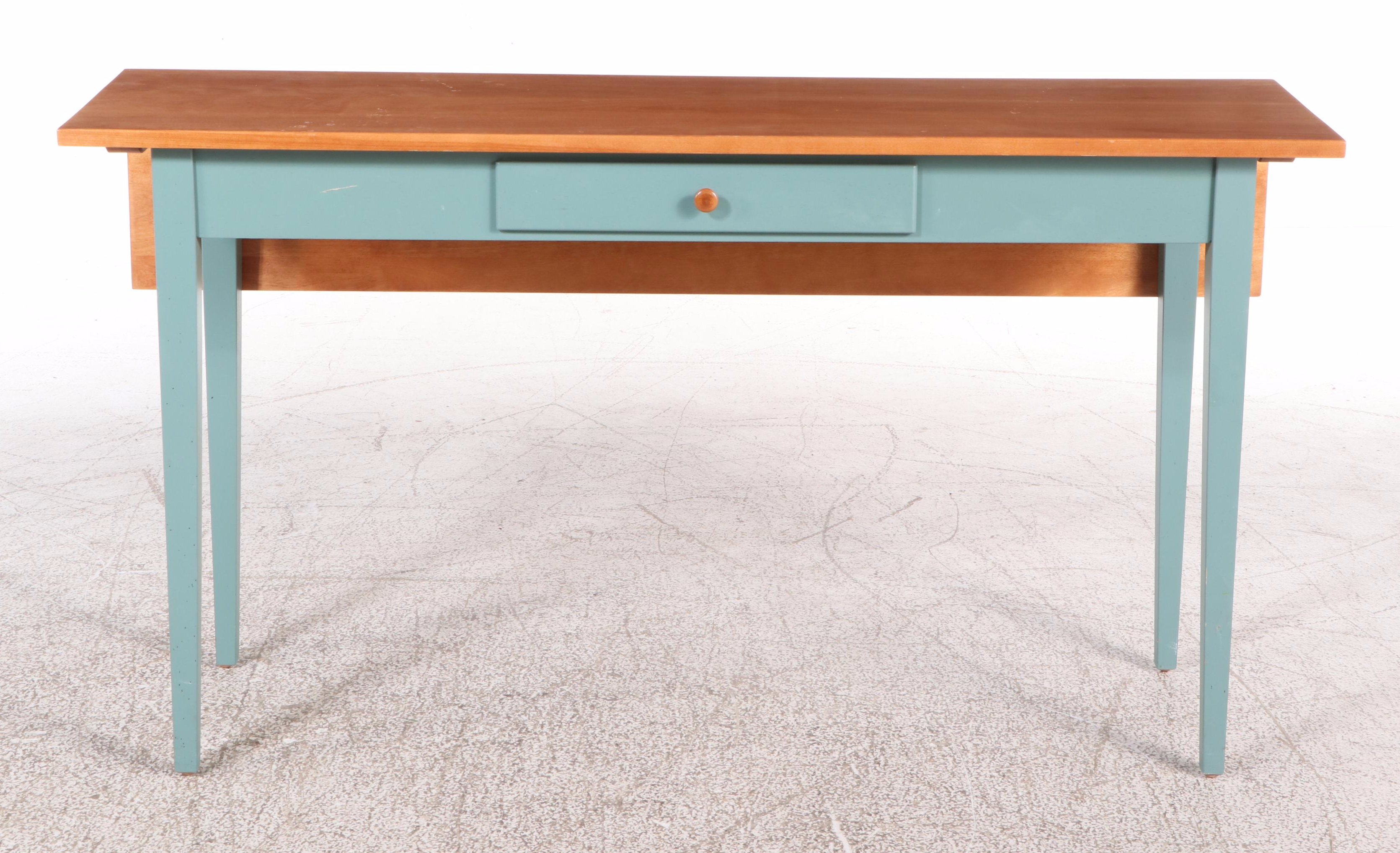 Nichols & Stone Shaker Style Drop-Leaf Work Table