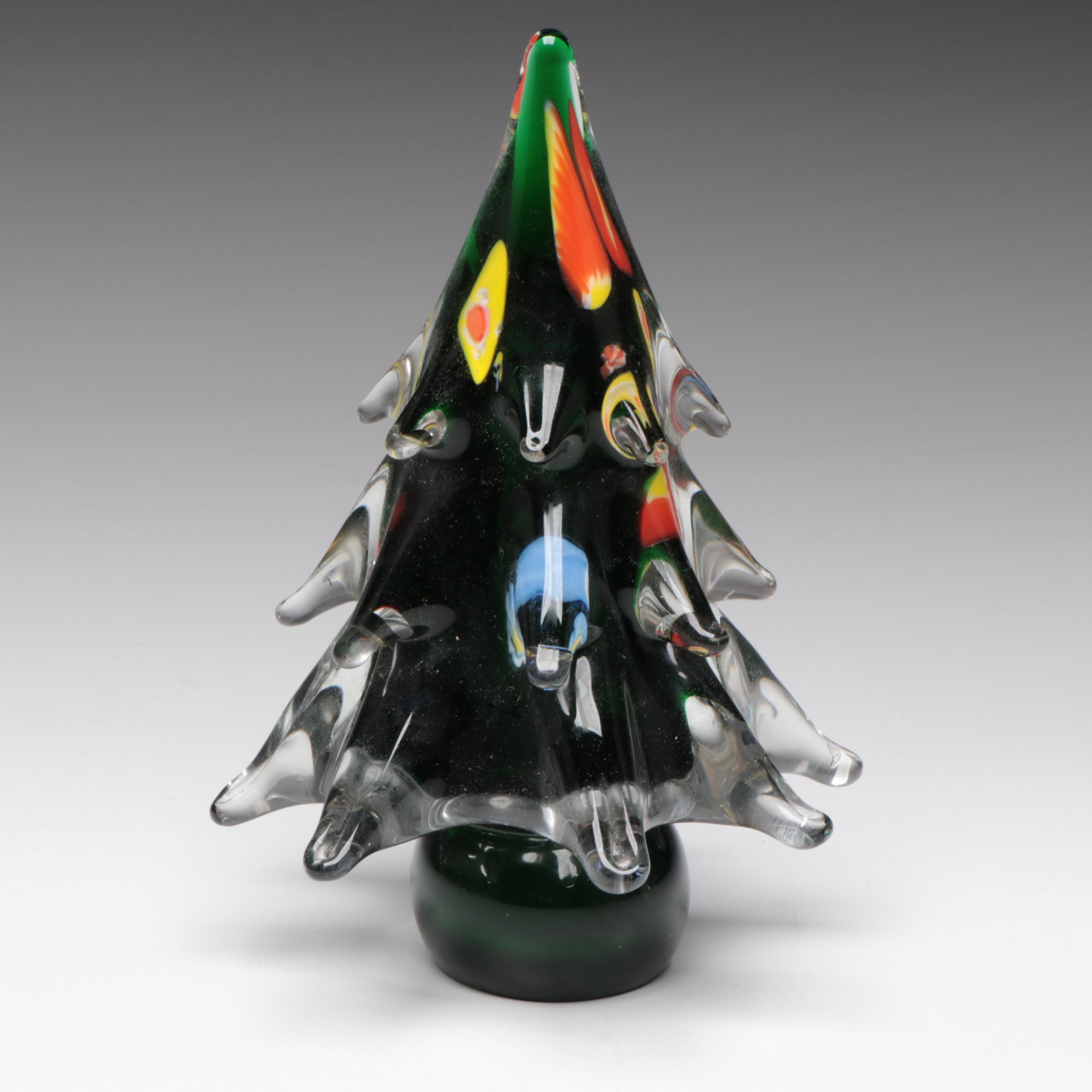 Blown Glass Christmas Tree