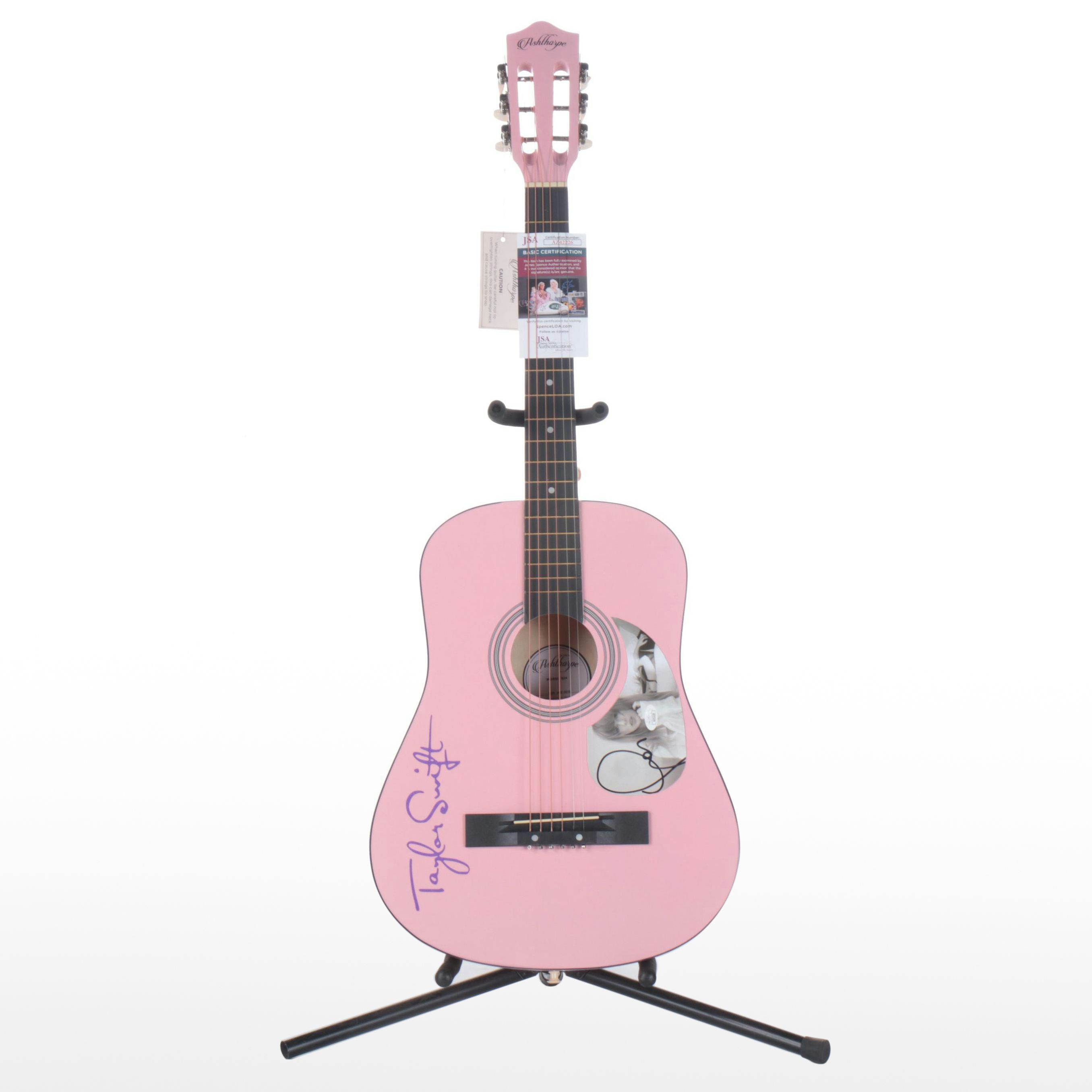 Taylor Swift Signed Ashthorpe Acoustic Guitar, JSA