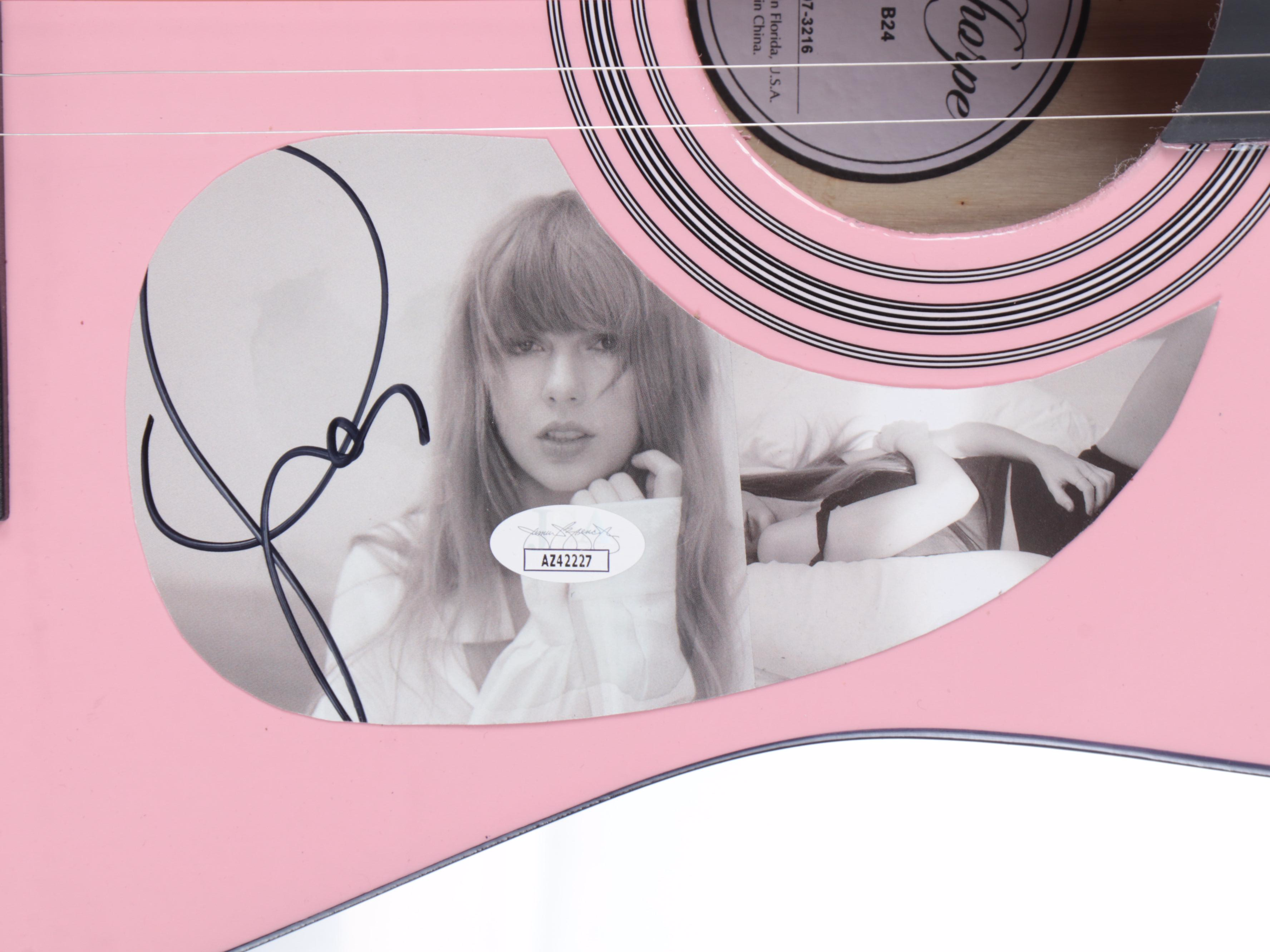 Taylor Swift Signed Ashthorpe Acoustic Guitar