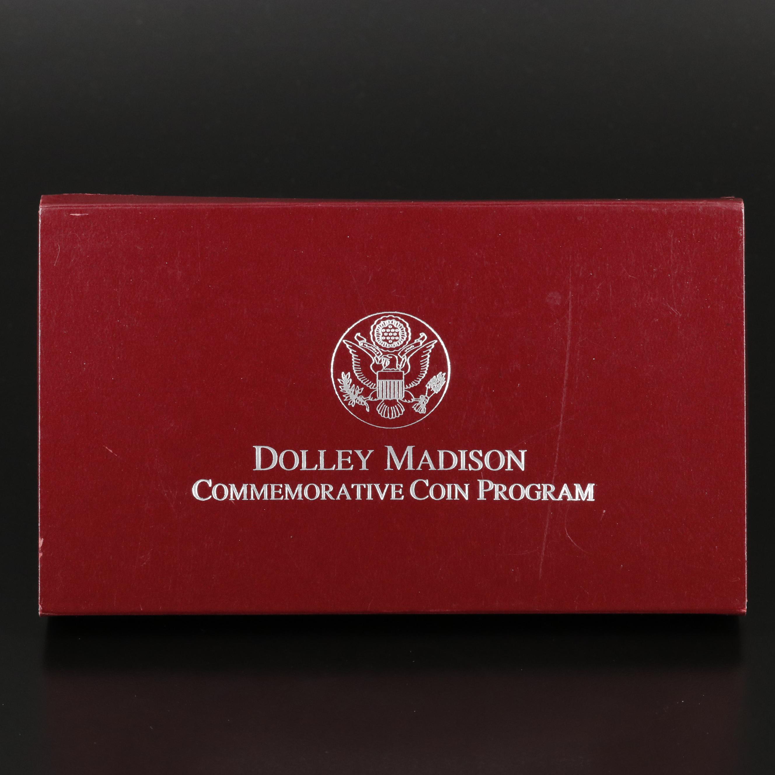 1999 Dolley Madison 2-Coin Commemorative Silver Dollar Set