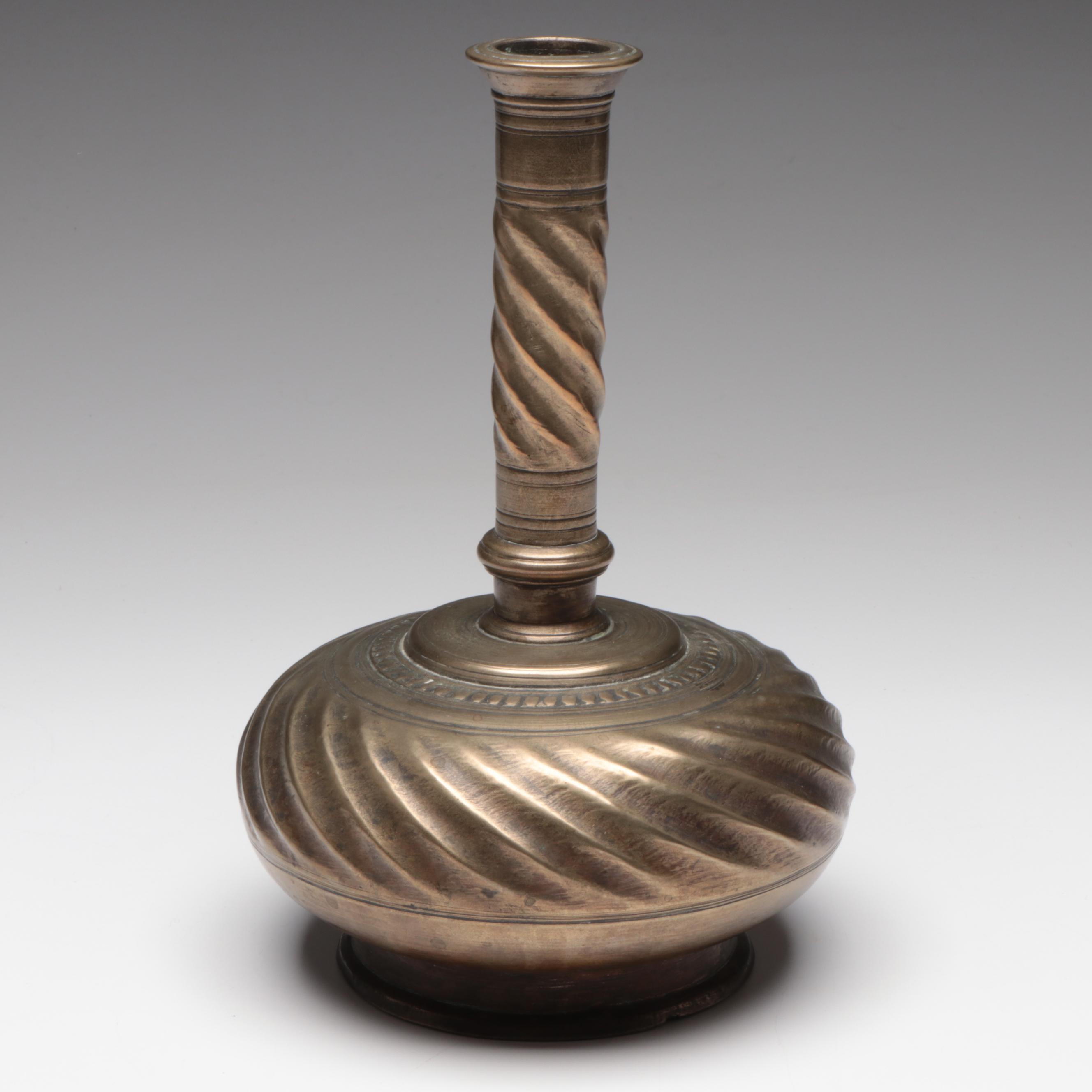 Indian Bronze Surahi Bottle