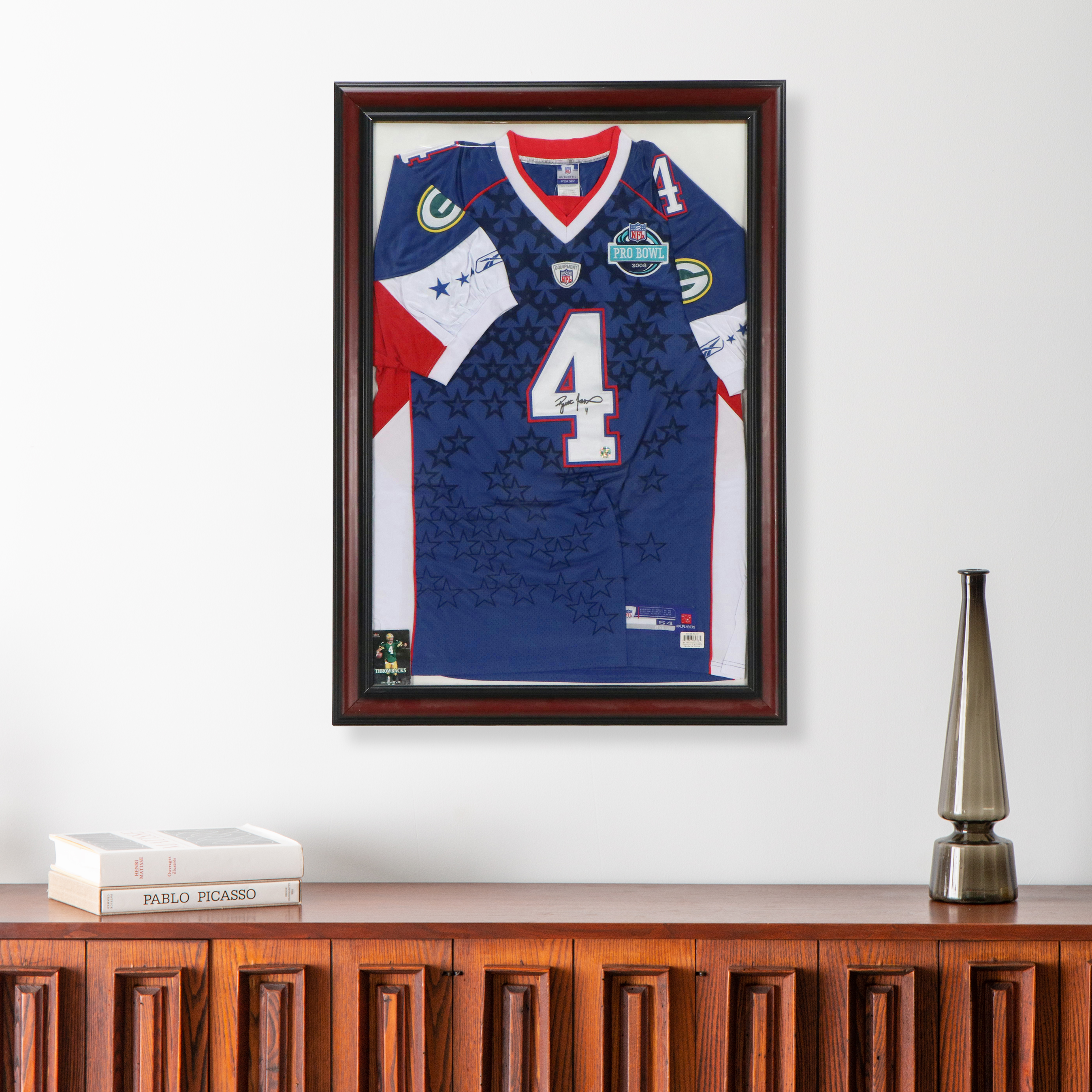 Brett Favre Signed 2008 Pro Bowl Green Bay Packers Reebok Football Jersey