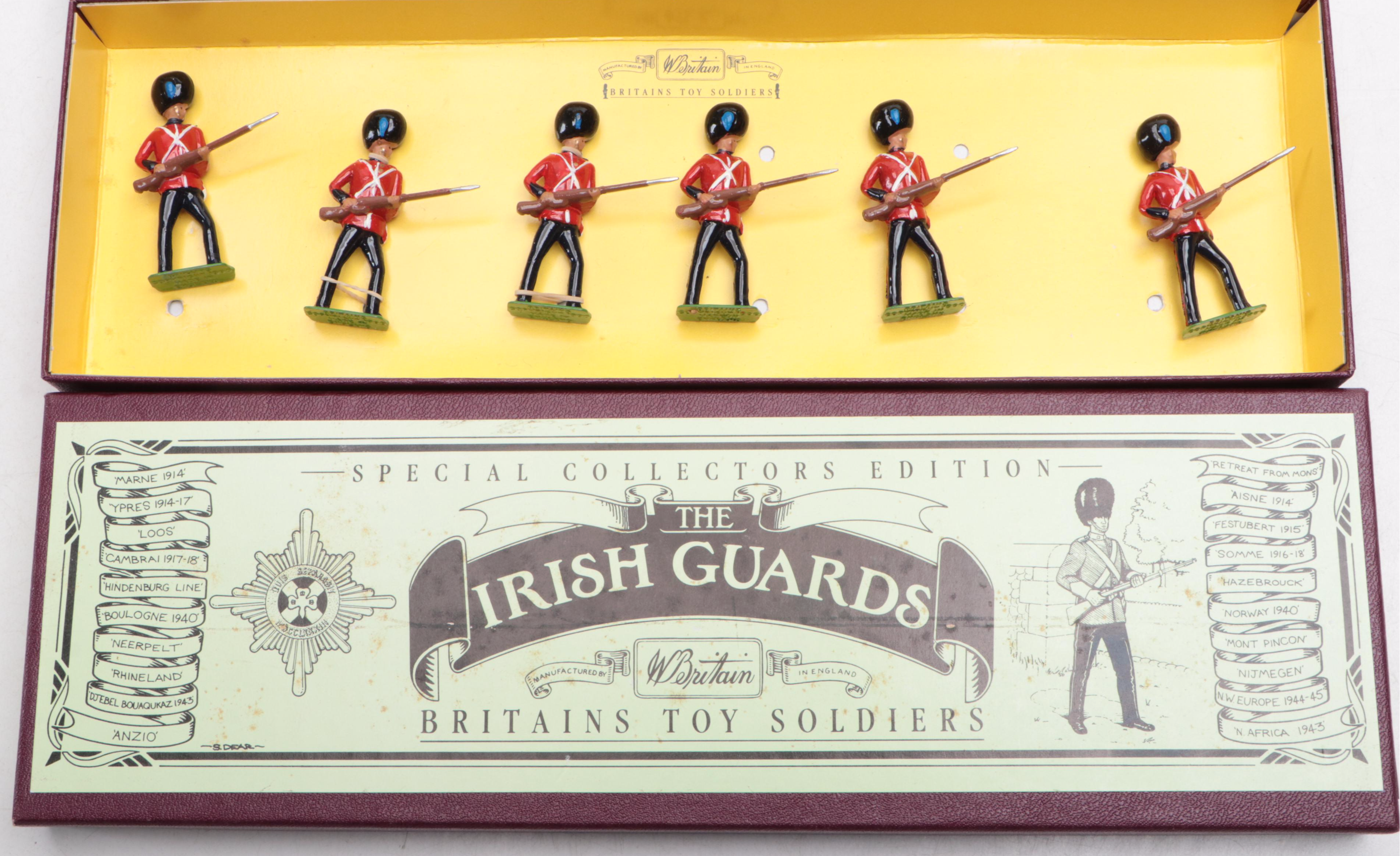 Britains "Irish Guards," "Gloucestershire Regiment" and More Toy Soldiers
