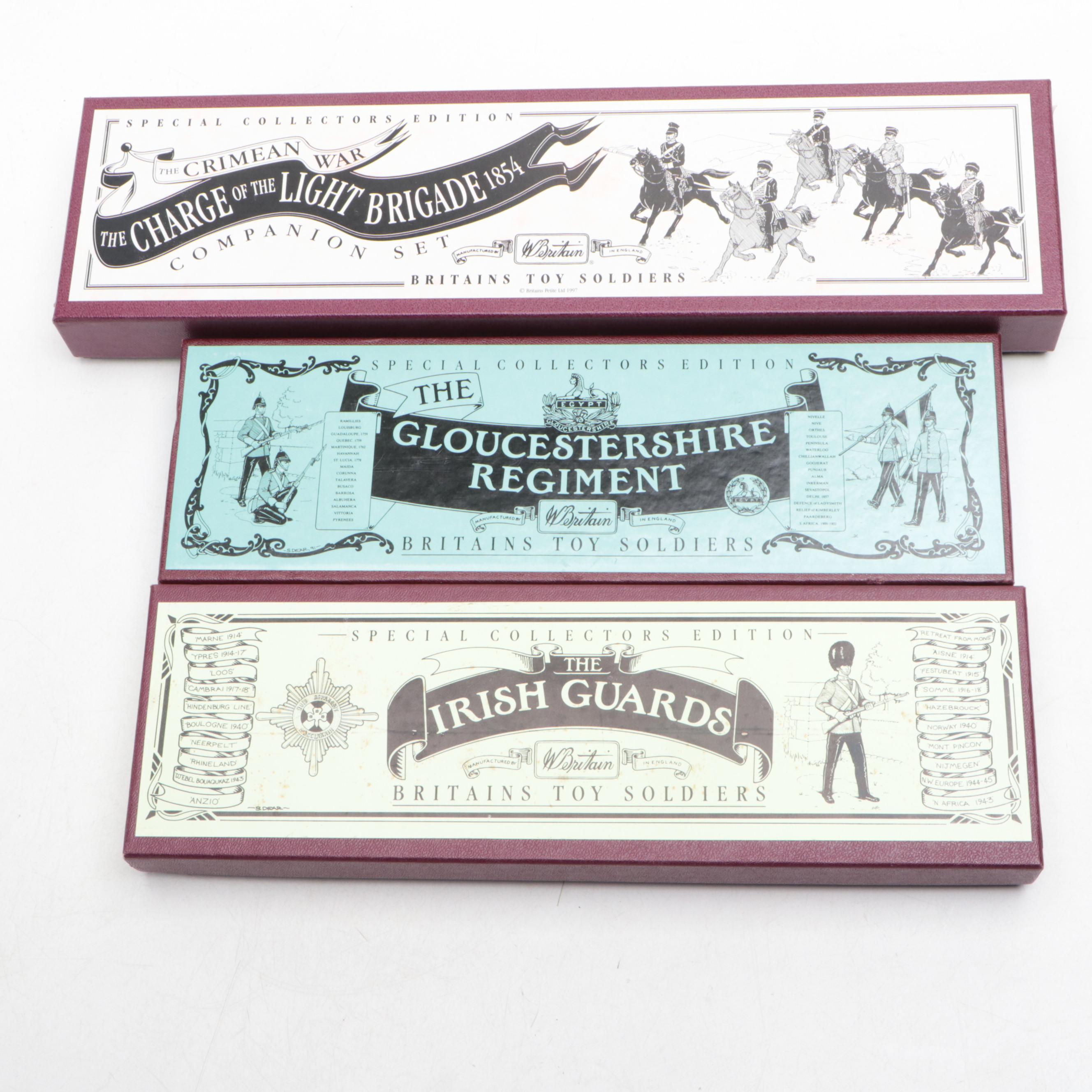 Britains "Irish Guards," "Gloucestershire Regiment" and More Toy Soldiers