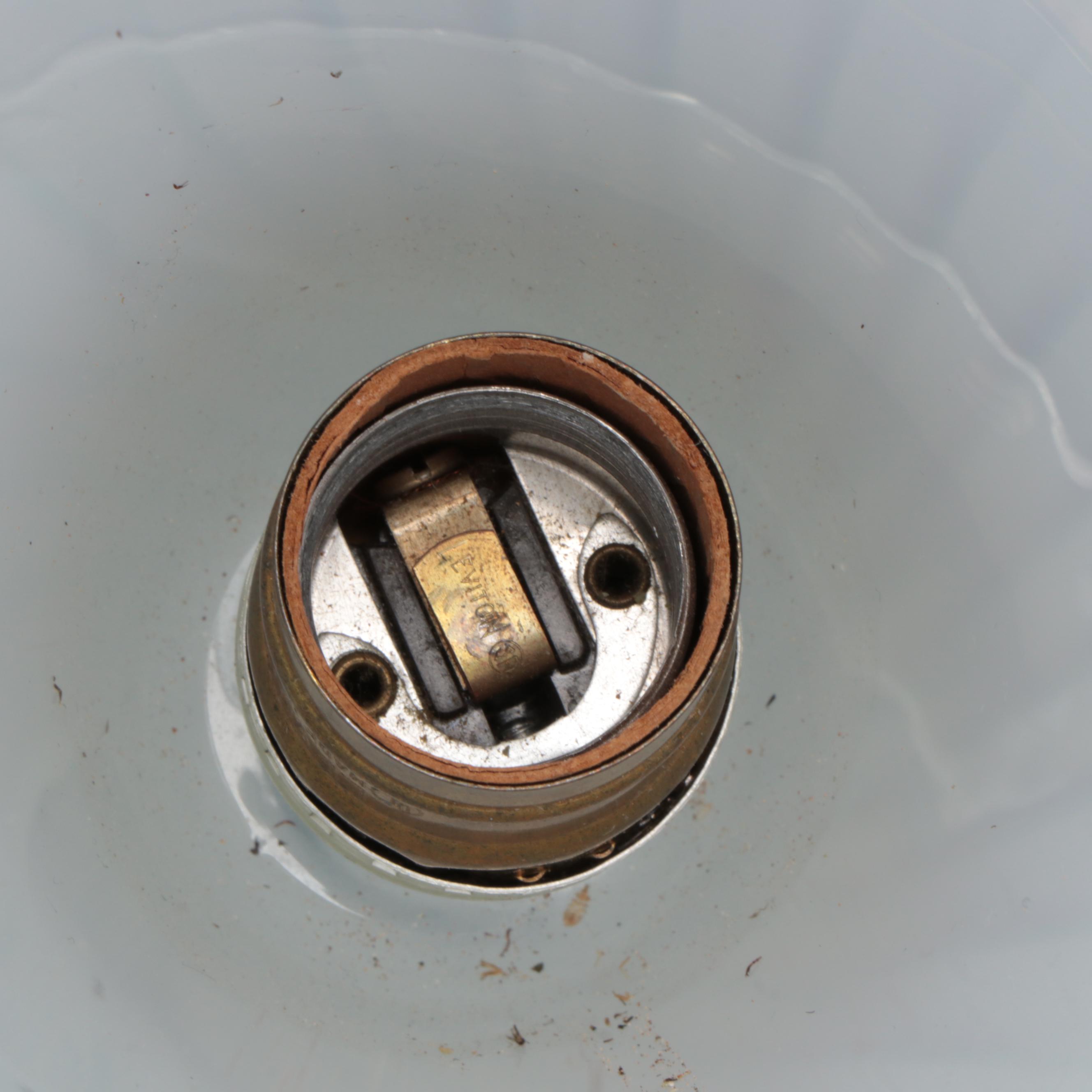 Blown Art Glass Table Lamp, Mid/Late 20th Century