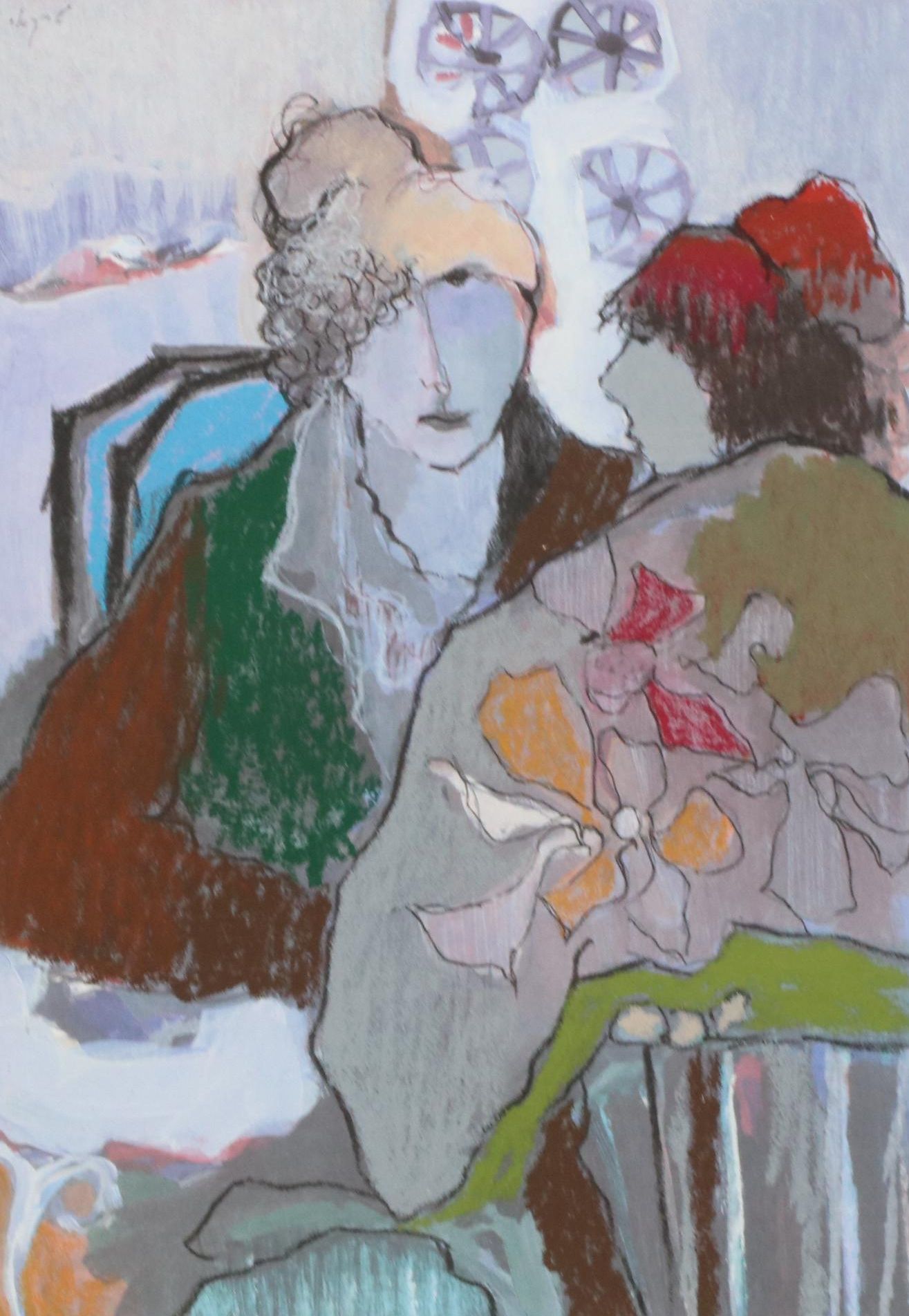 Itzchak Tarkay Signed Seriolithograph "Winter Afternoon"