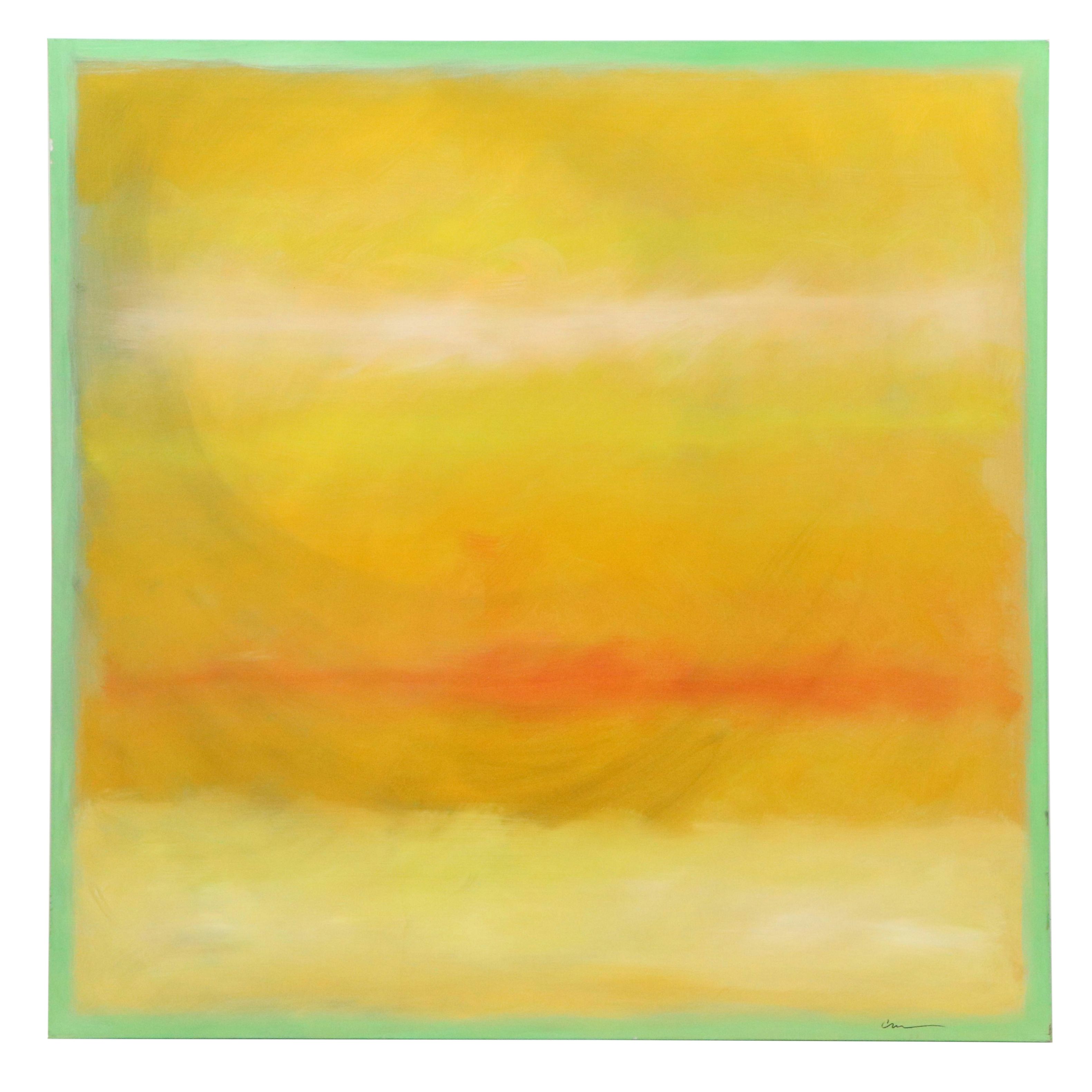 Nonobjective Large-Scale Acrylic Painting