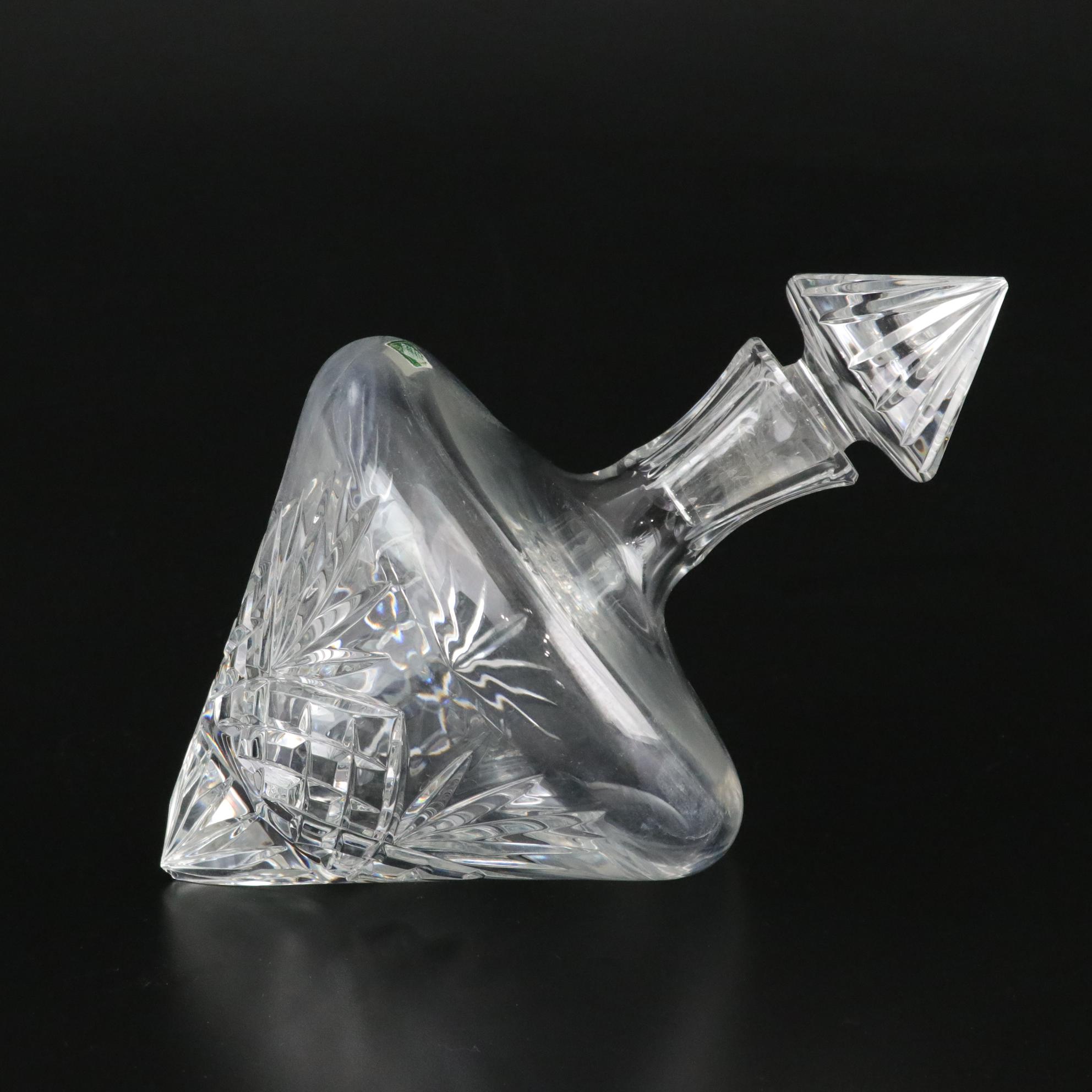 Shannon Crystal Dreidel Decanter
