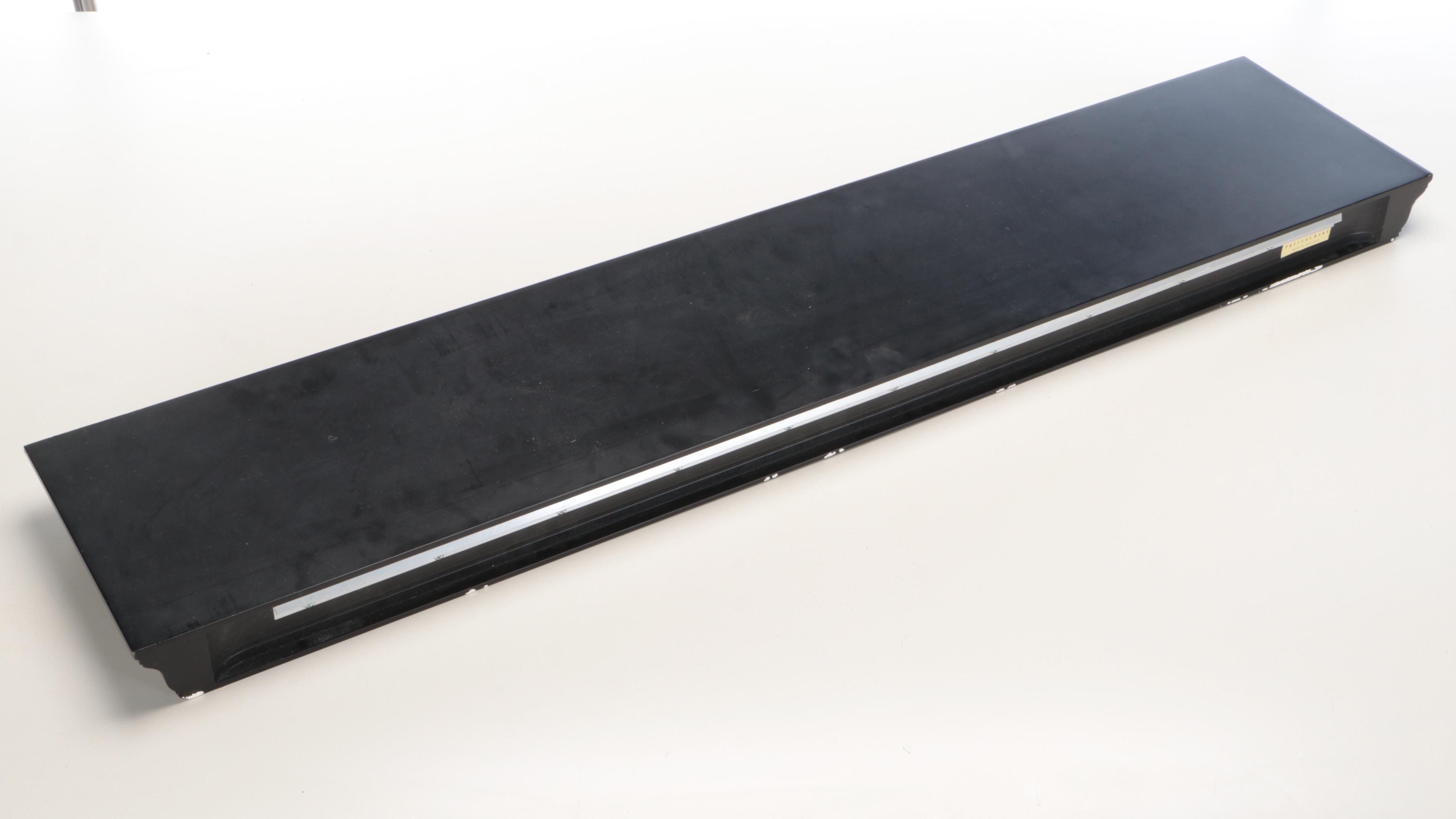 Ballard Designs Round Wall Mirror and Pottery Barn Decorative Wall Shelf