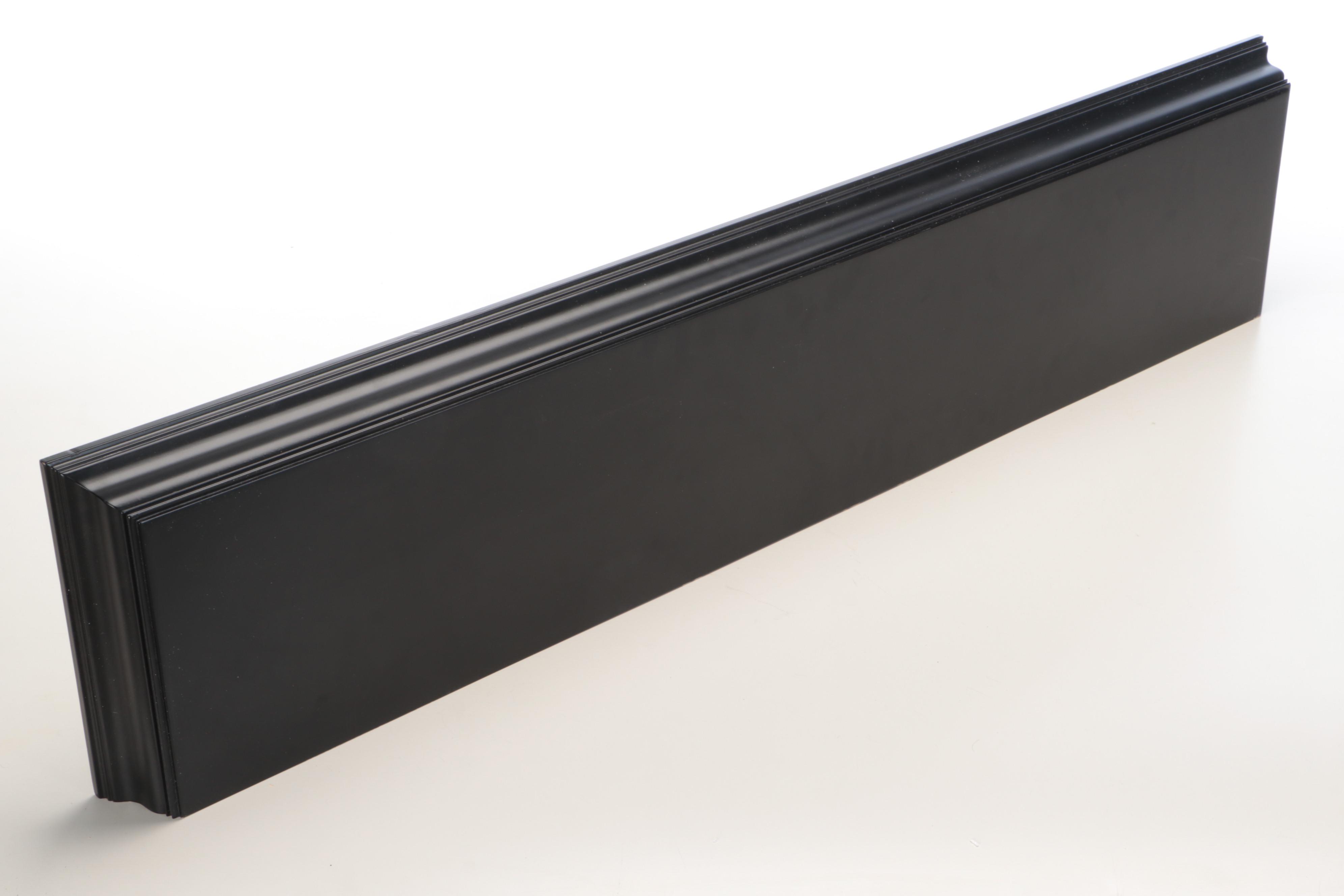 Ballard Designs Round Wall Mirror and Pottery Barn Decorative Wall Shelf