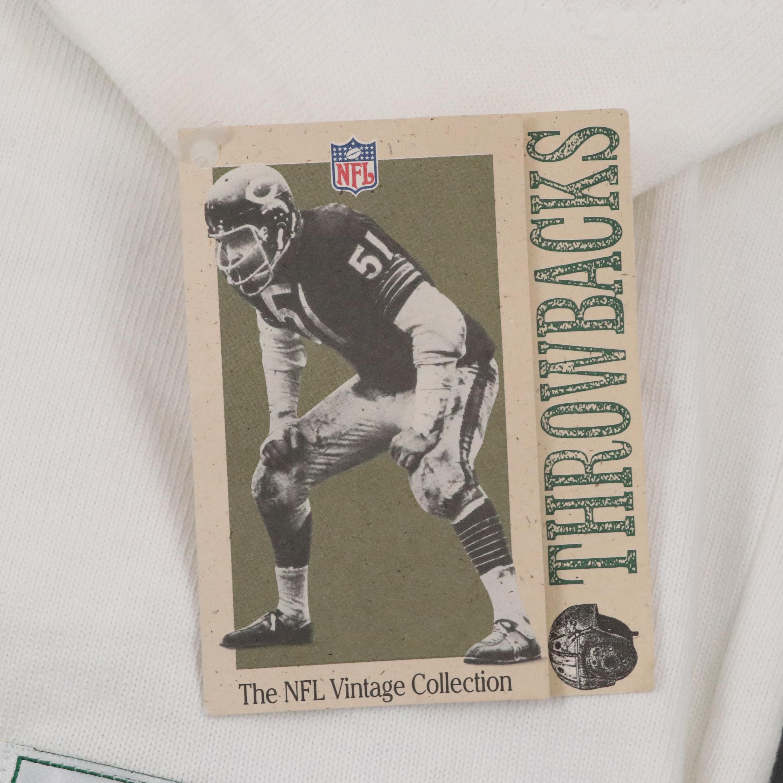 Joe Namath Signed Champion Throwback New York Jets Football Jersey, JSA