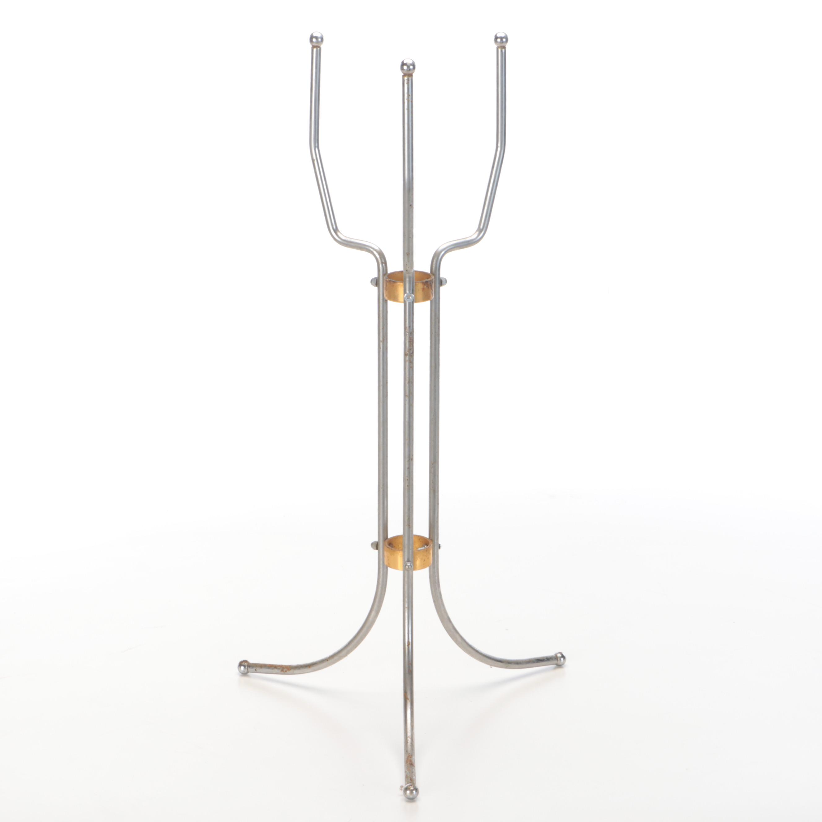 Retro Stainless Champagne Ice Bucket with Stand