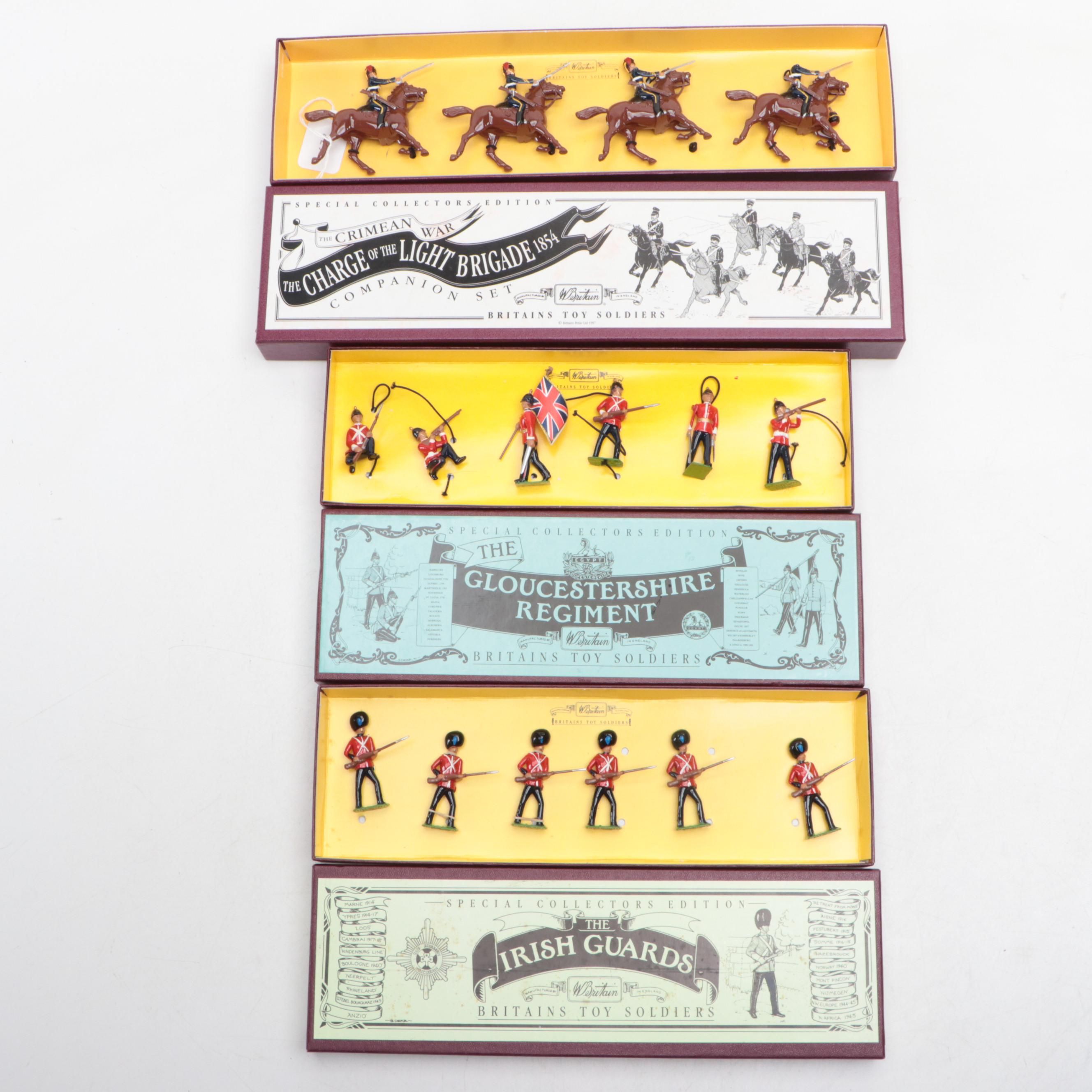 Britains "Irish Guards," "Gloucestershire Regiment" and More Toy Soldiers