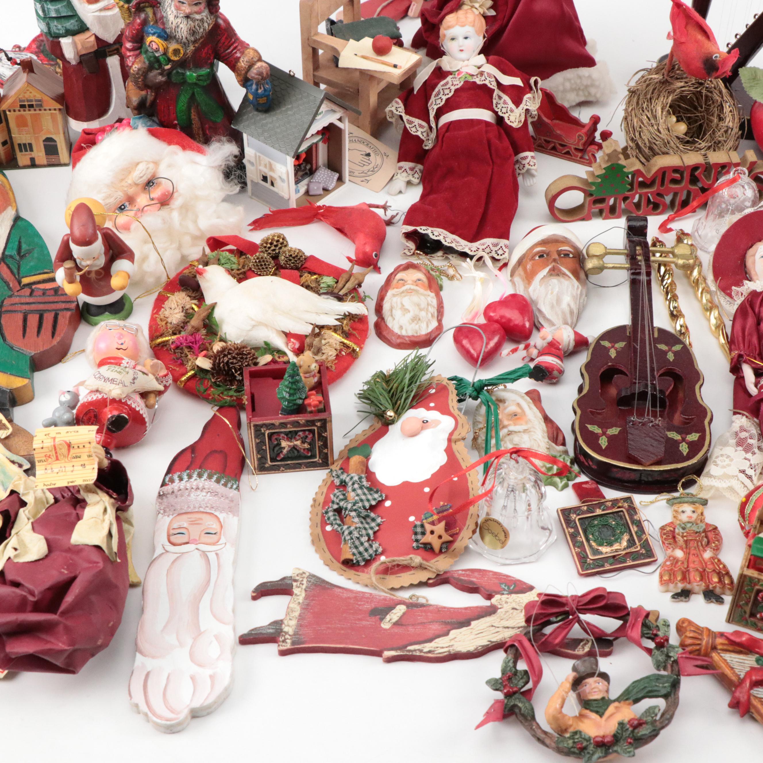 Santa Claus Figurines, Ornaments and More