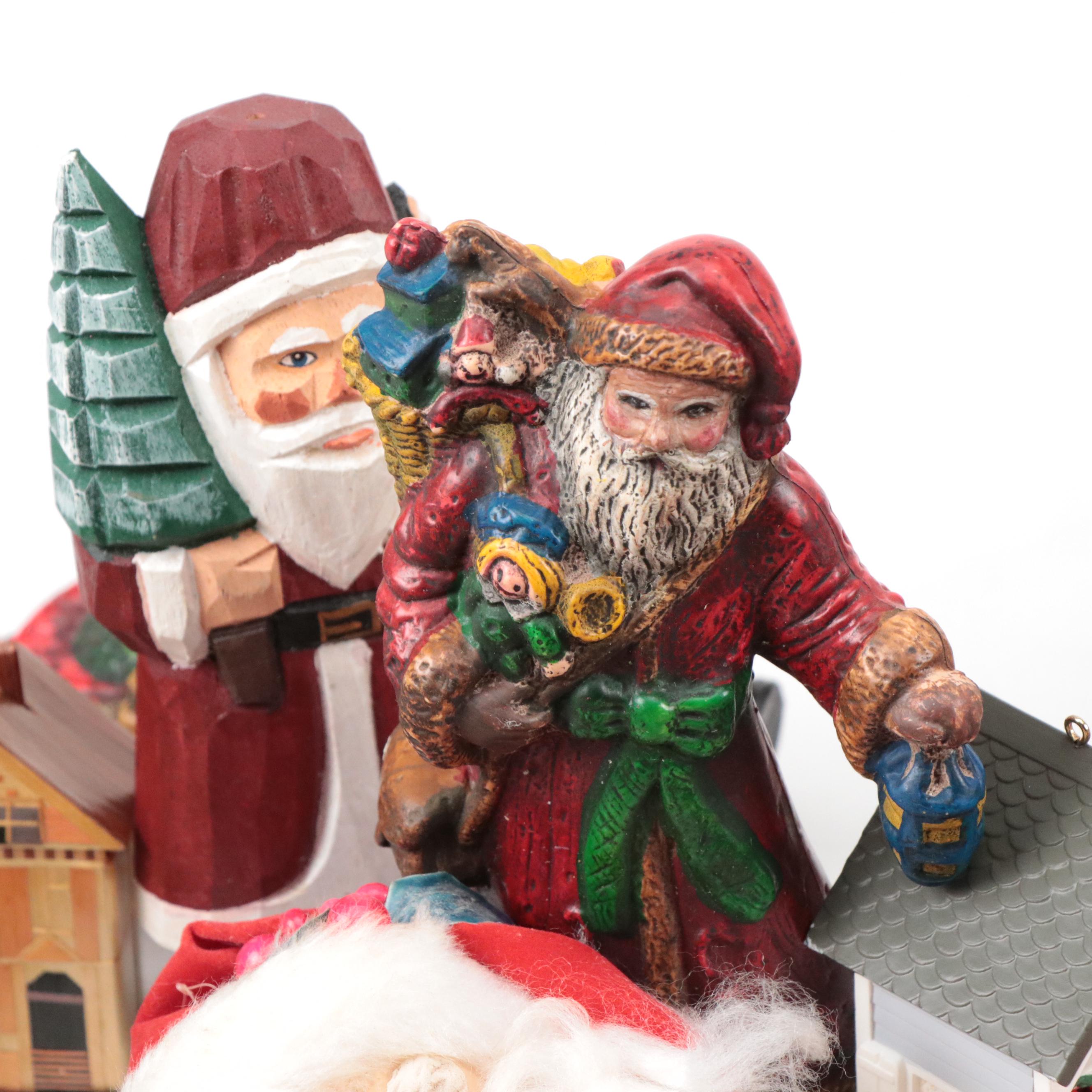 Santa Claus Figurines, Ornaments and More