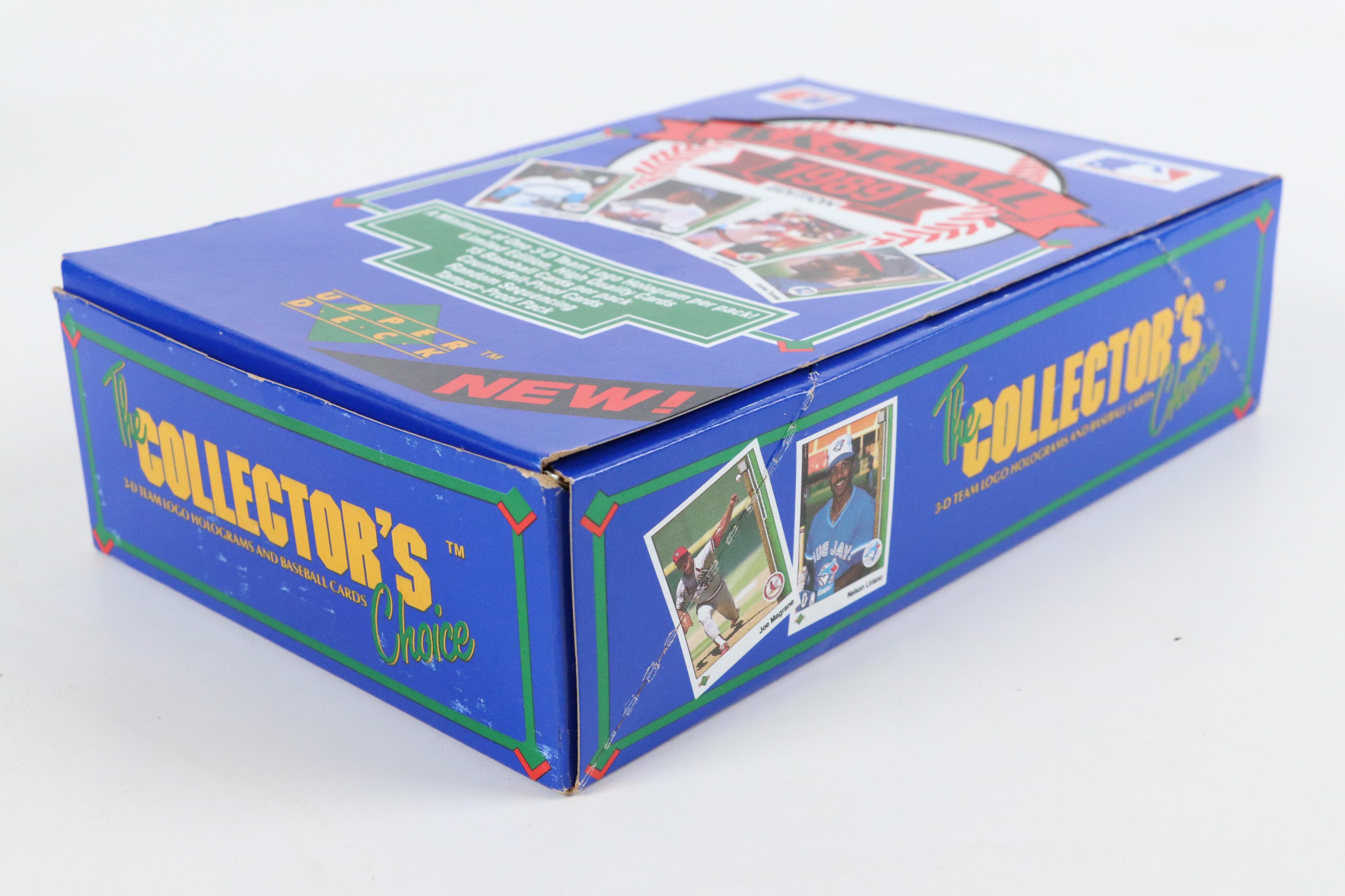 1989 Upper Deck Sealed Baseball Card Set and Sealed Wax Packs