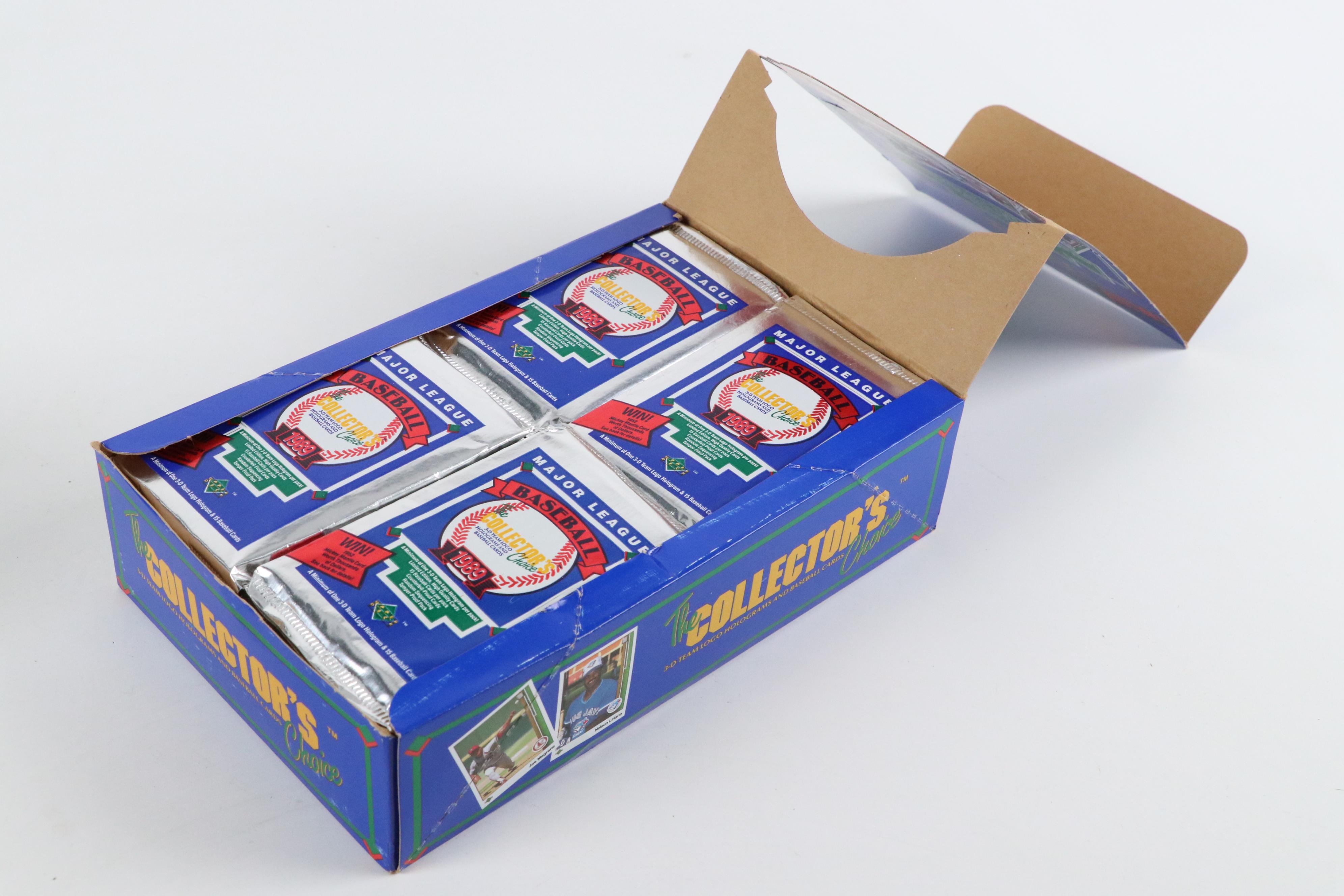 1989 Upper Deck Sealed Baseball Card Set and Sealed Wax Packs