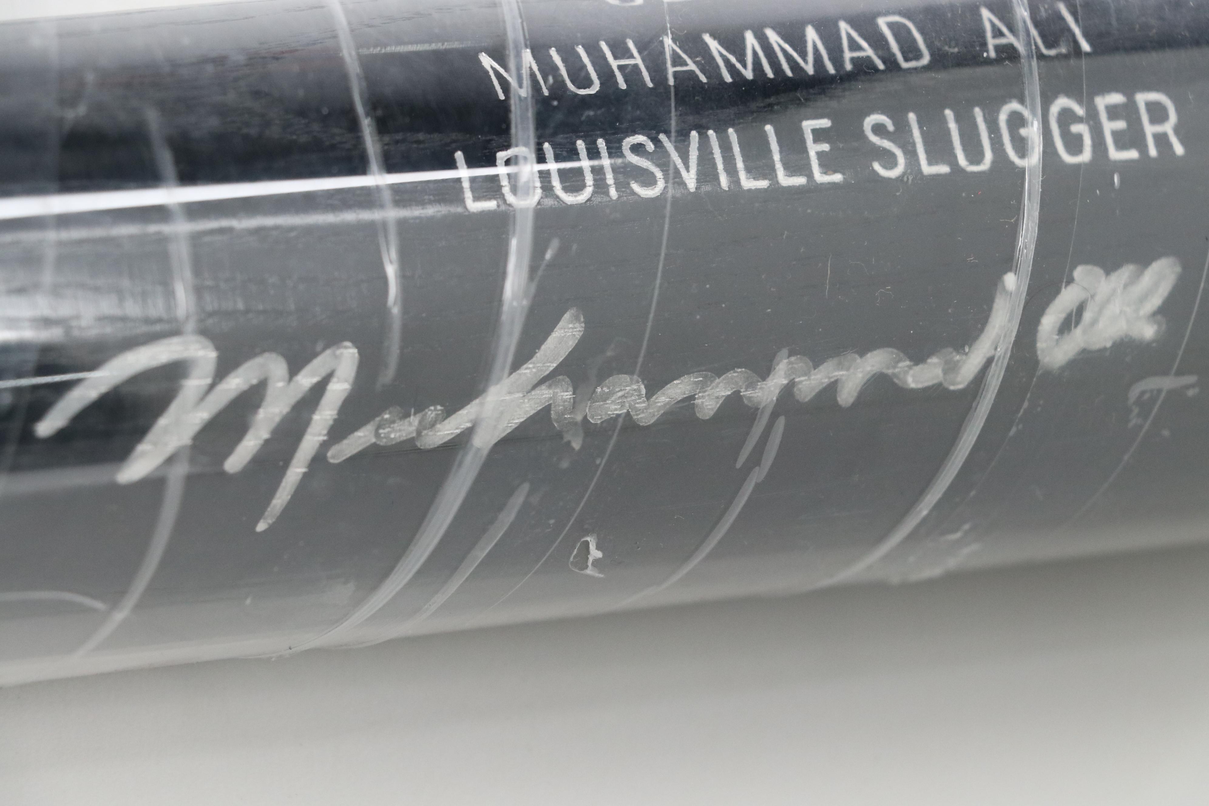 Muhammad Ali Signed Louisville Slugger Baseball Bat, JSA Full Letter