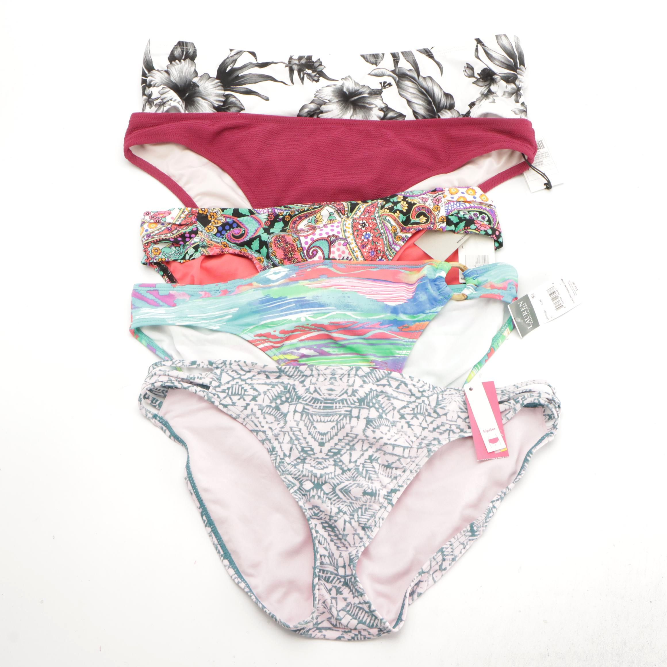 Assorted Swim Bottoms From Lauren Ralph Lauren, Kenneth Cole and More