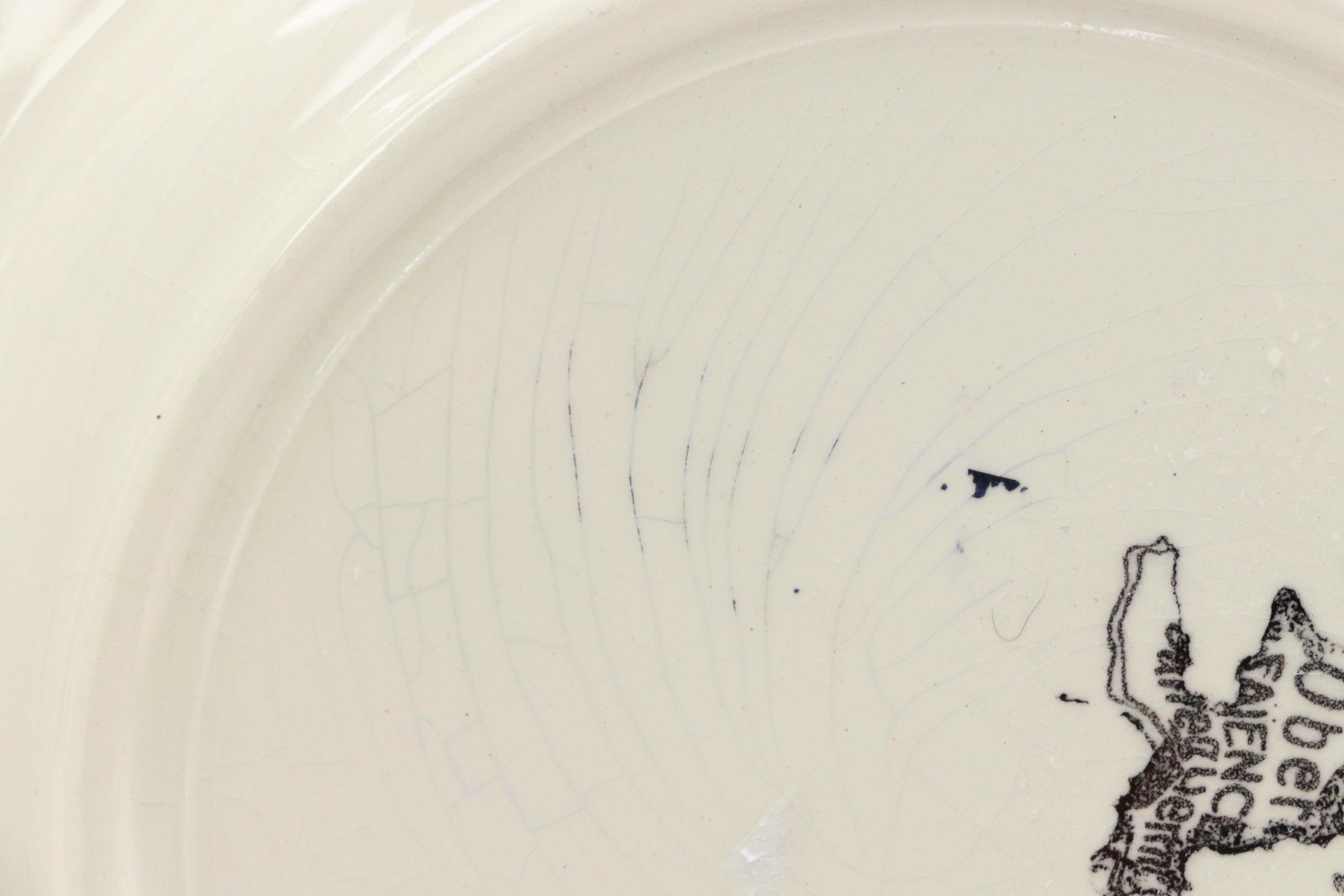 Sarreguemines "Obernai Faienceries" Ceramic Plates